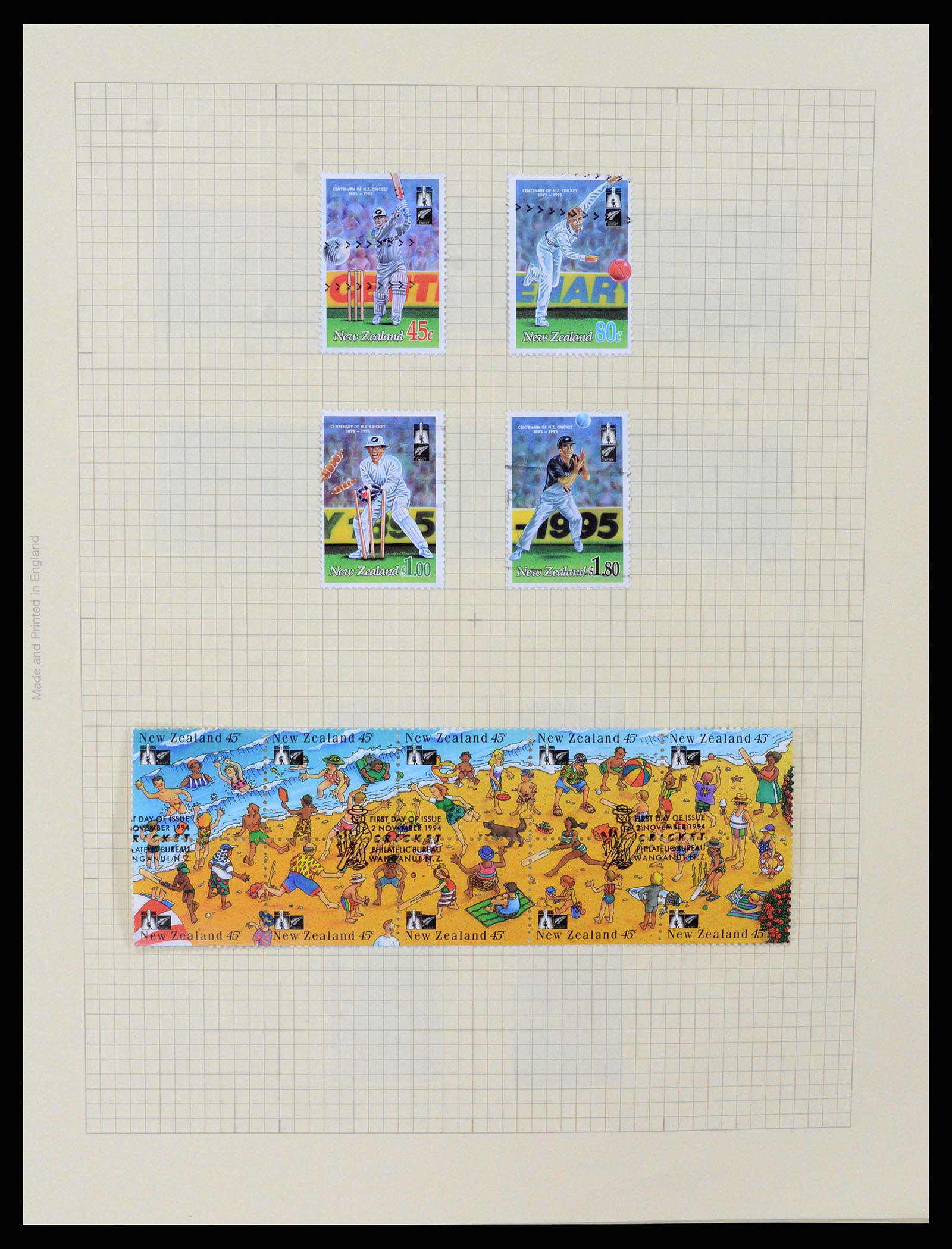 37608 265 - Postzegelverzameling 37608 Nieuw Zeeland 1874-2014.