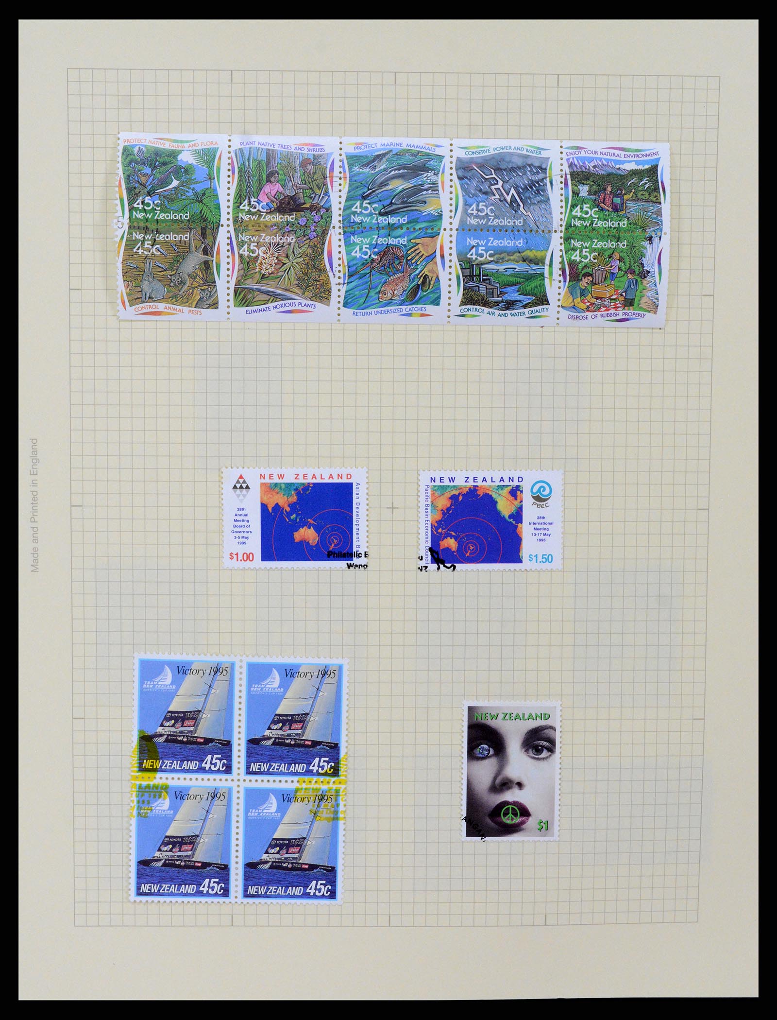 37608 267 - Postzegelverzameling 37608 Nieuw Zeeland 1874-2014.