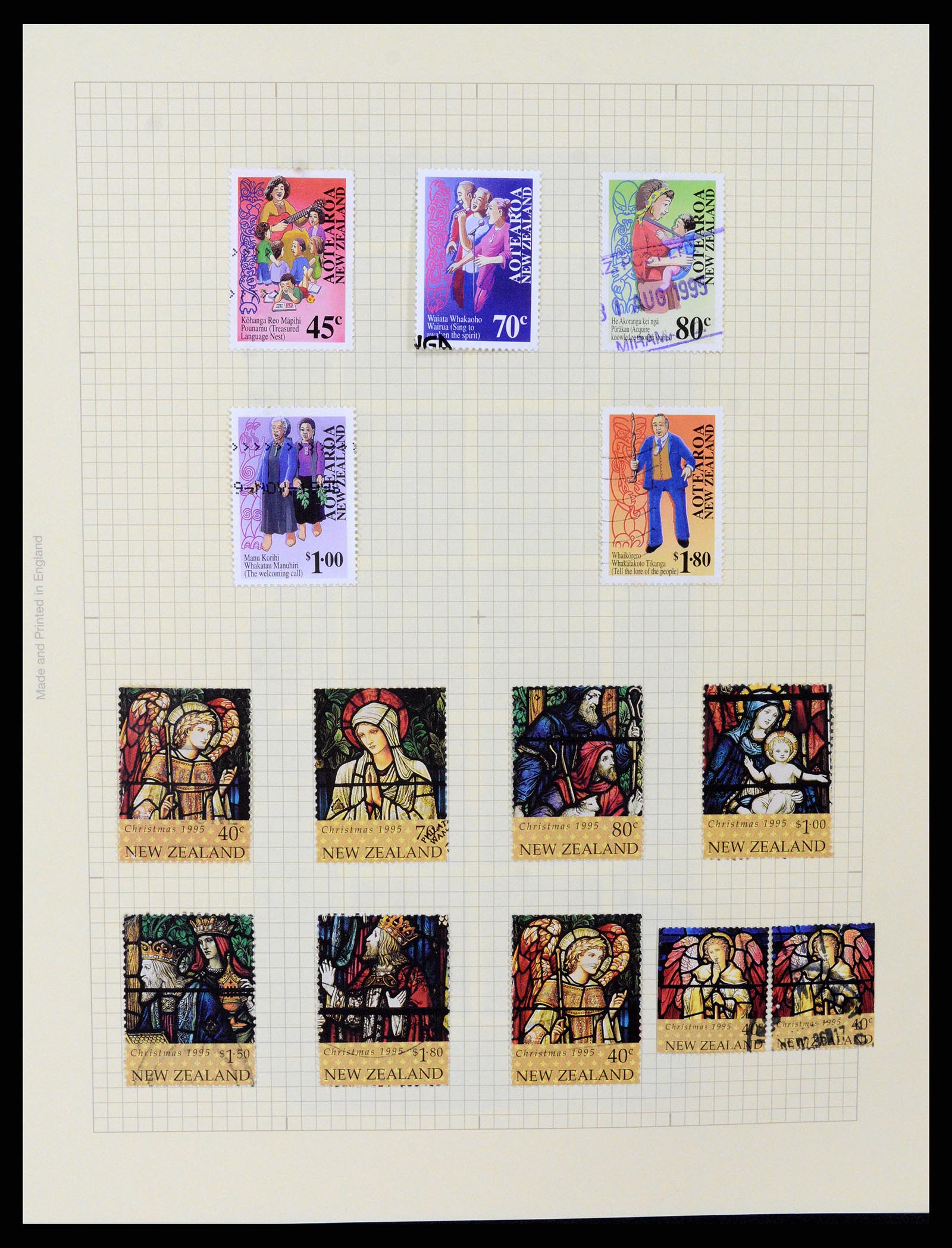 37608 268 - Postzegelverzameling 37608 Nieuw Zeeland 1874-2014.