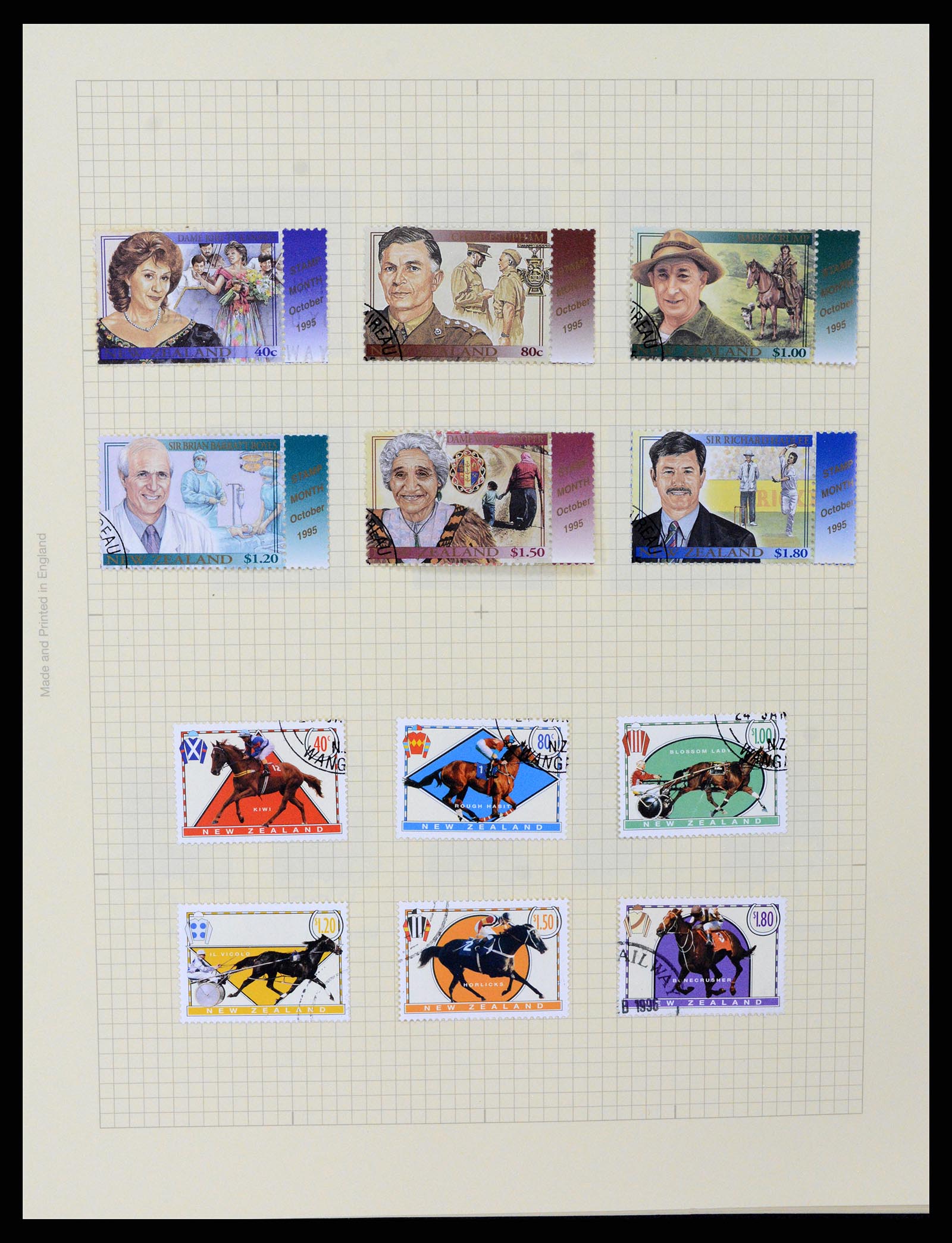 37608 274 - Postzegelverzameling 37608 Nieuw Zeeland 1874-2014.