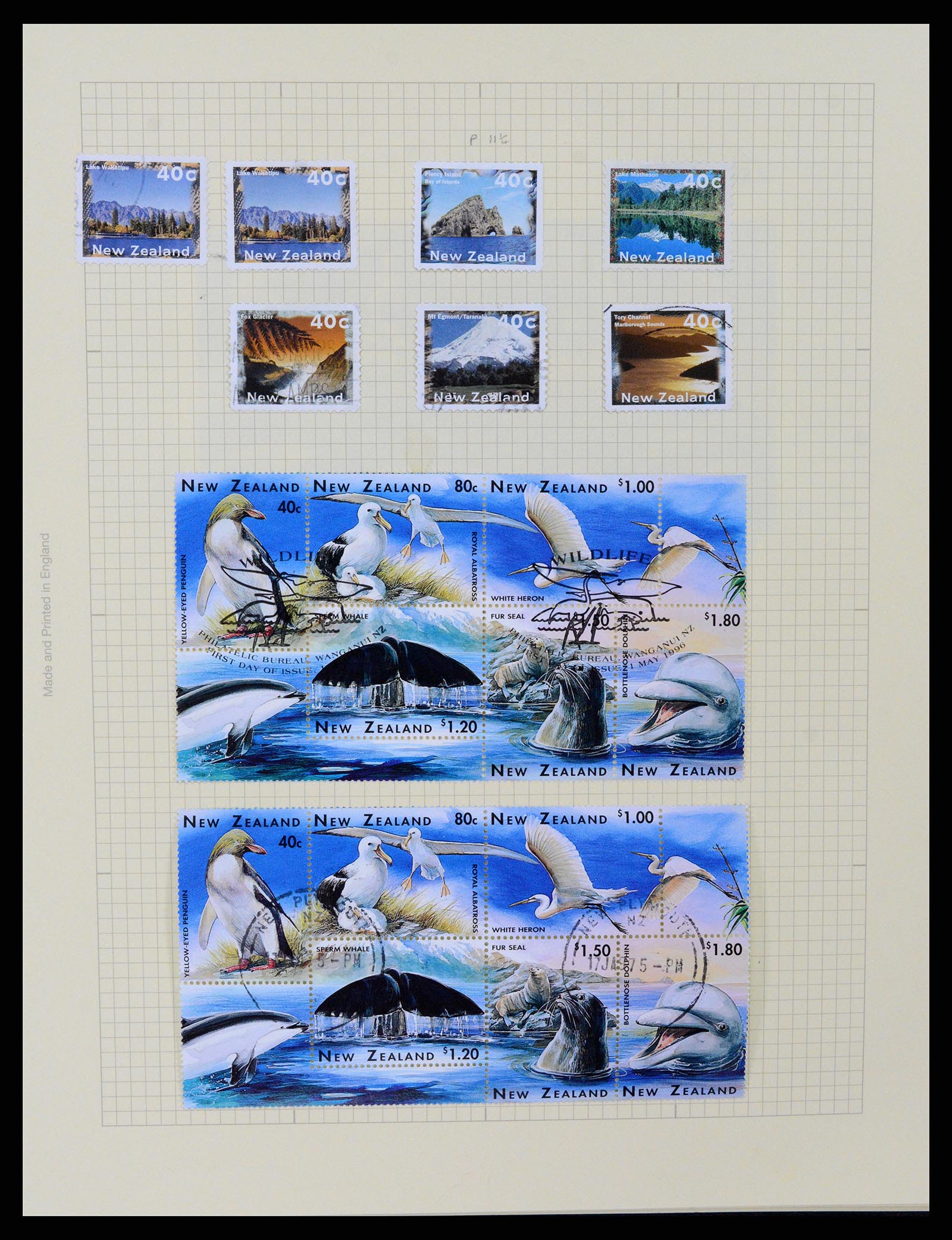 37608 281 - Postzegelverzameling 37608 Nieuw Zeeland 1874-2014.