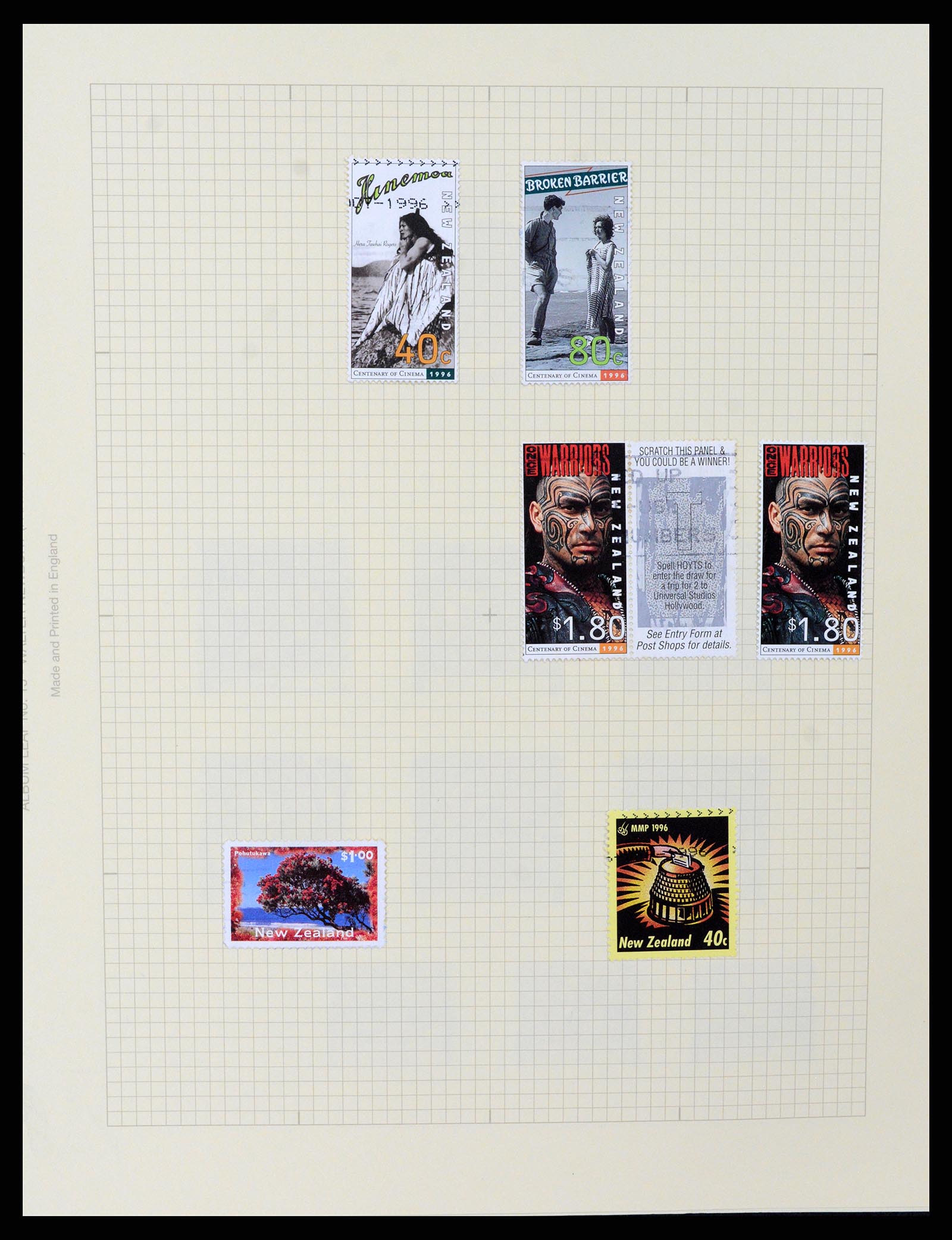 37608 287 - Postzegelverzameling 37608 Nieuw Zeeland 1874-2014.