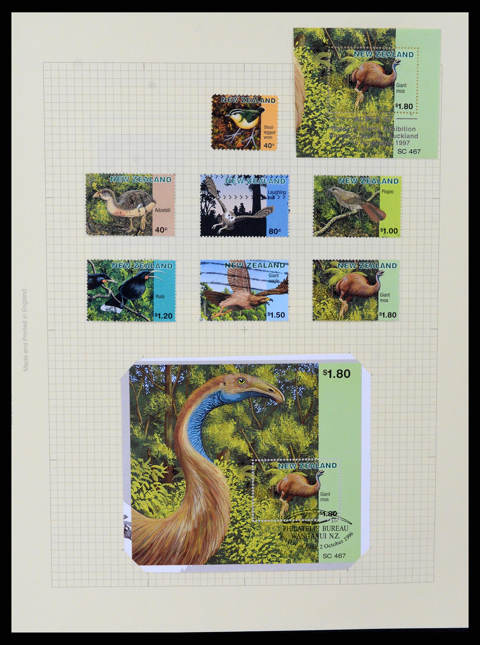 37608 289 - Postzegelverzameling 37608 Nieuw Zeeland 1874-2014.