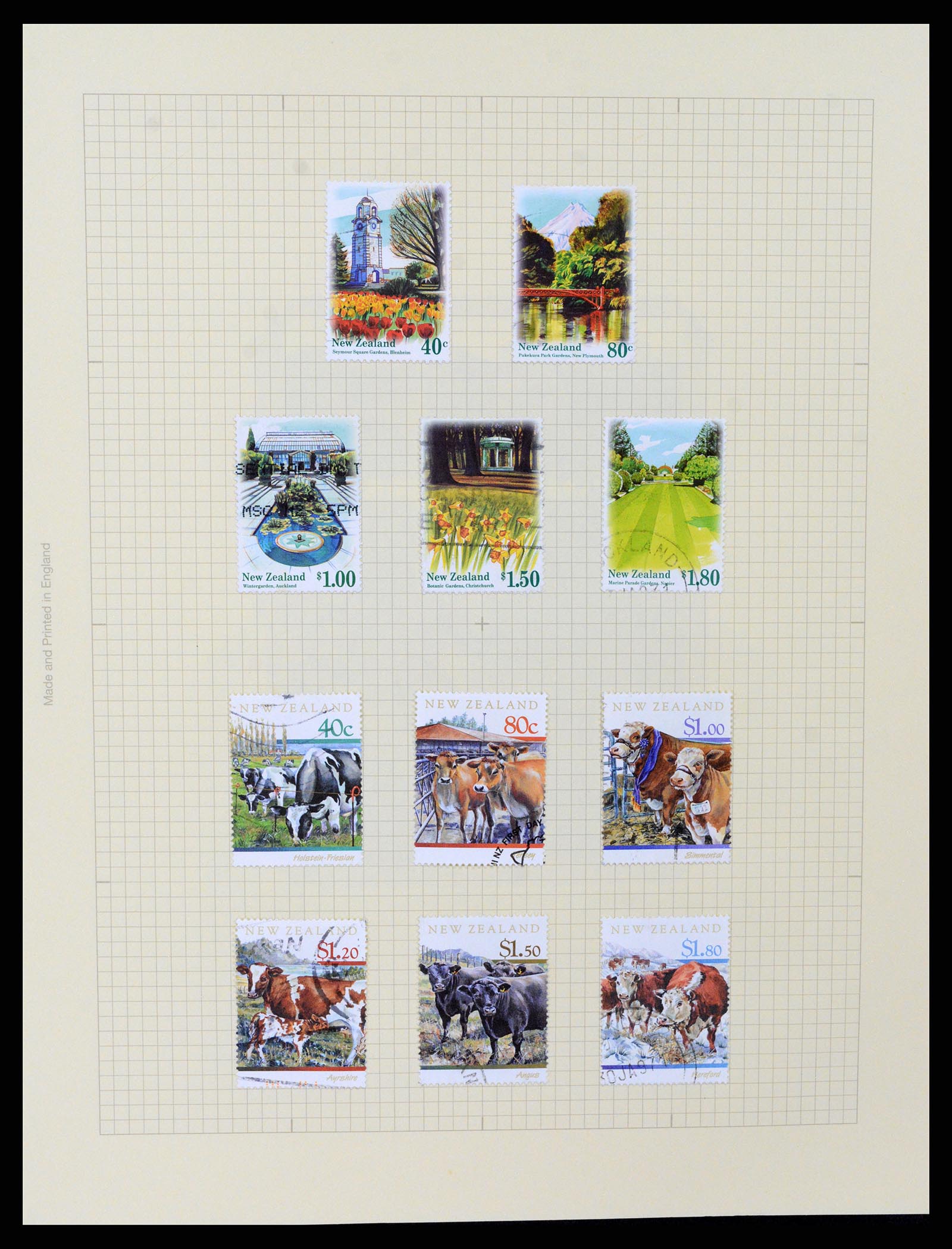37608 291 - Postzegelverzameling 37608 Nieuw Zeeland 1874-2014.
