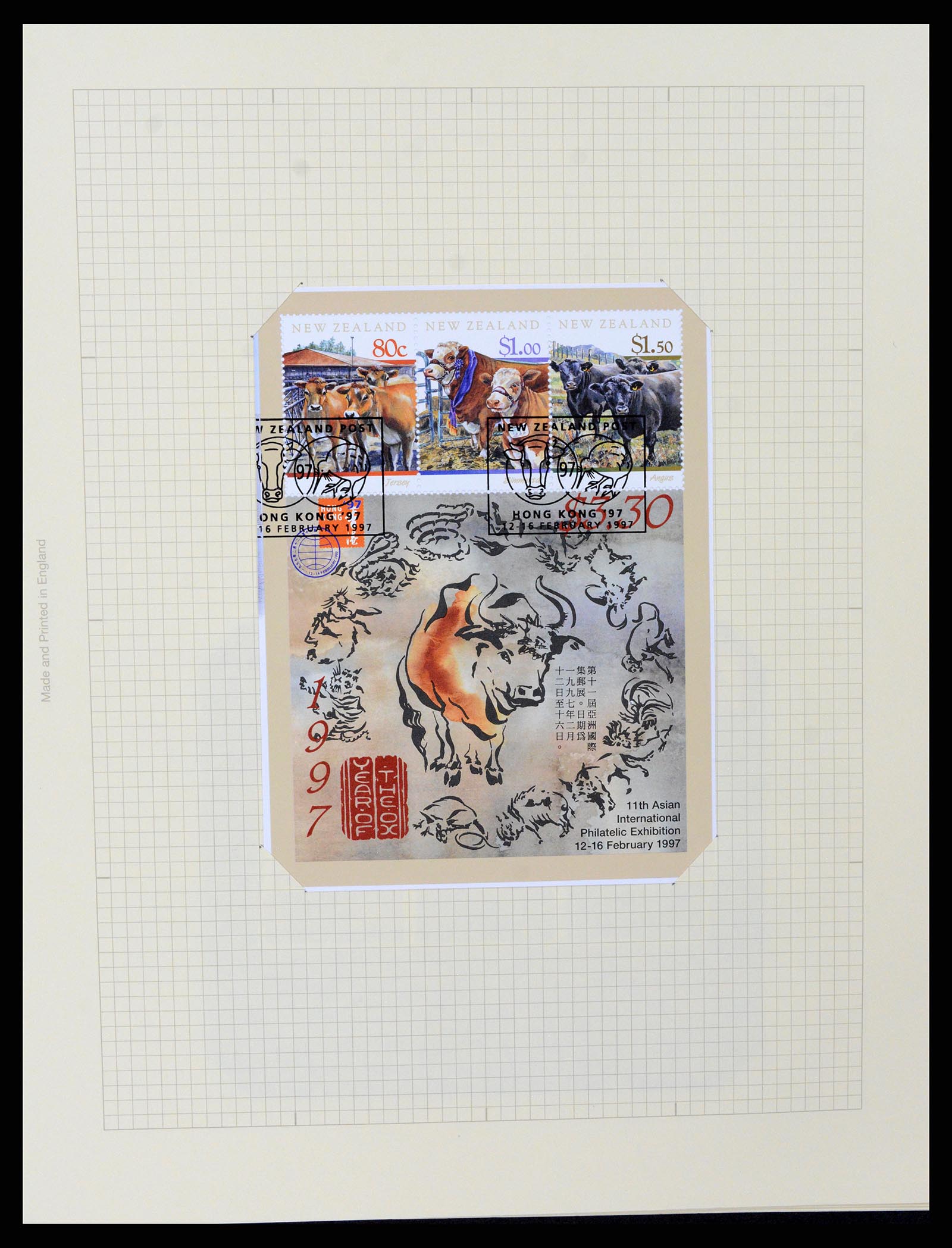 37608 292 - Postzegelverzameling 37608 Nieuw Zeeland 1874-2014.