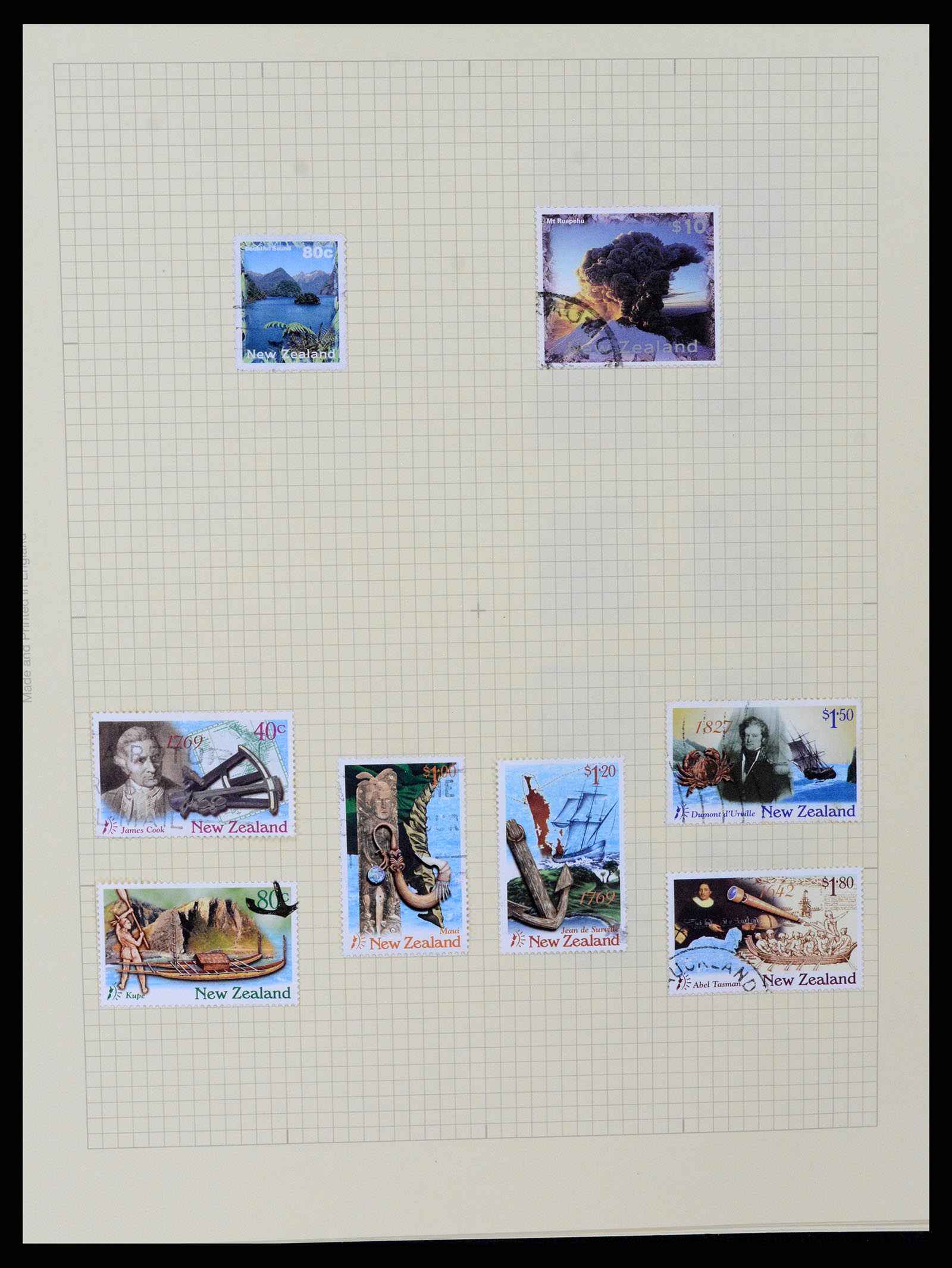 37608 294 - Postzegelverzameling 37608 Nieuw Zeeland 1874-2014.