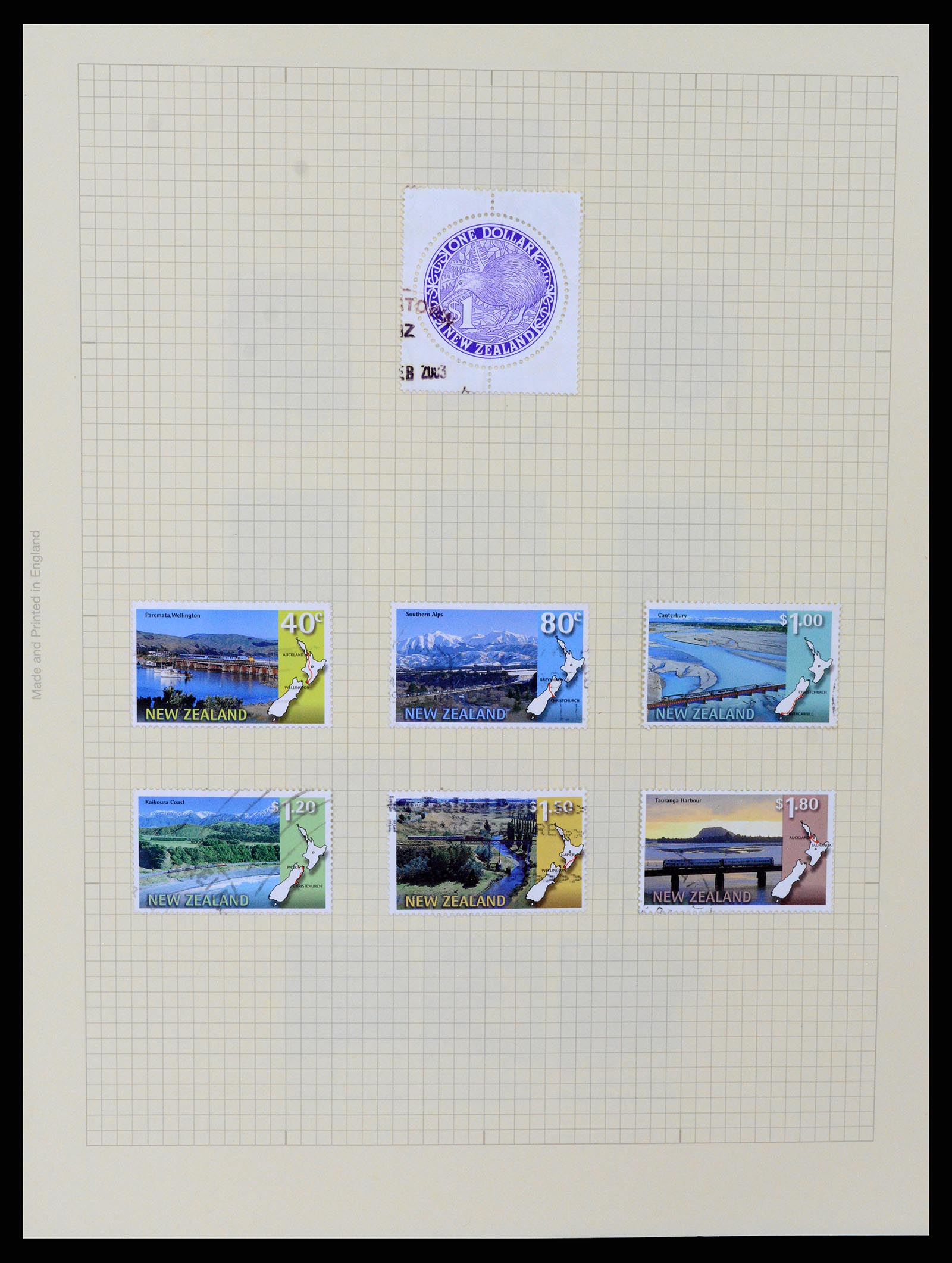 37608 301 - Postzegelverzameling 37608 Nieuw Zeeland 1874-2014.