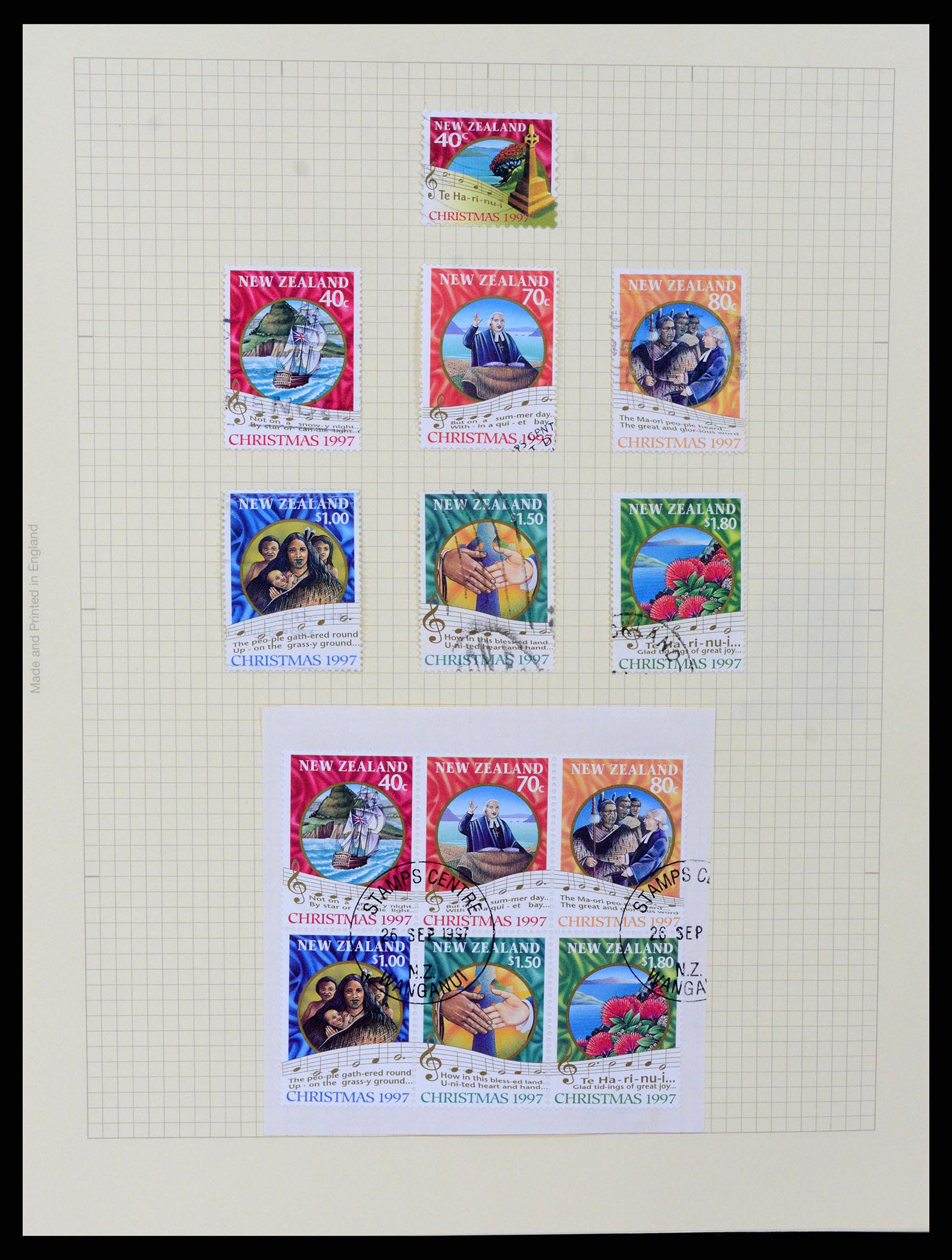 37608 302 - Postzegelverzameling 37608 Nieuw Zeeland 1874-2014.