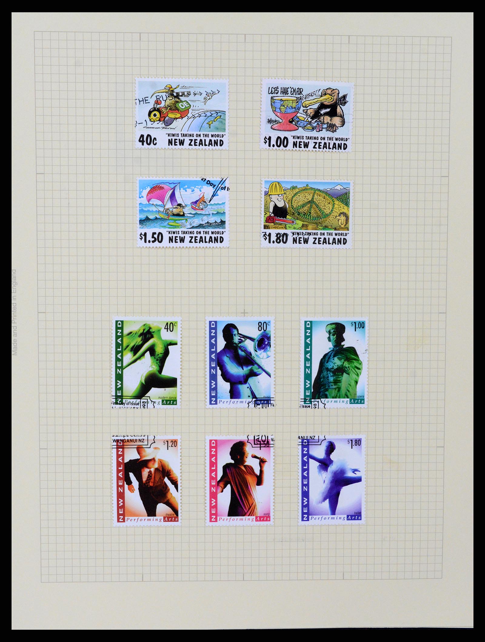 37608 308 - Postzegelverzameling 37608 Nieuw Zeeland 1874-2014.