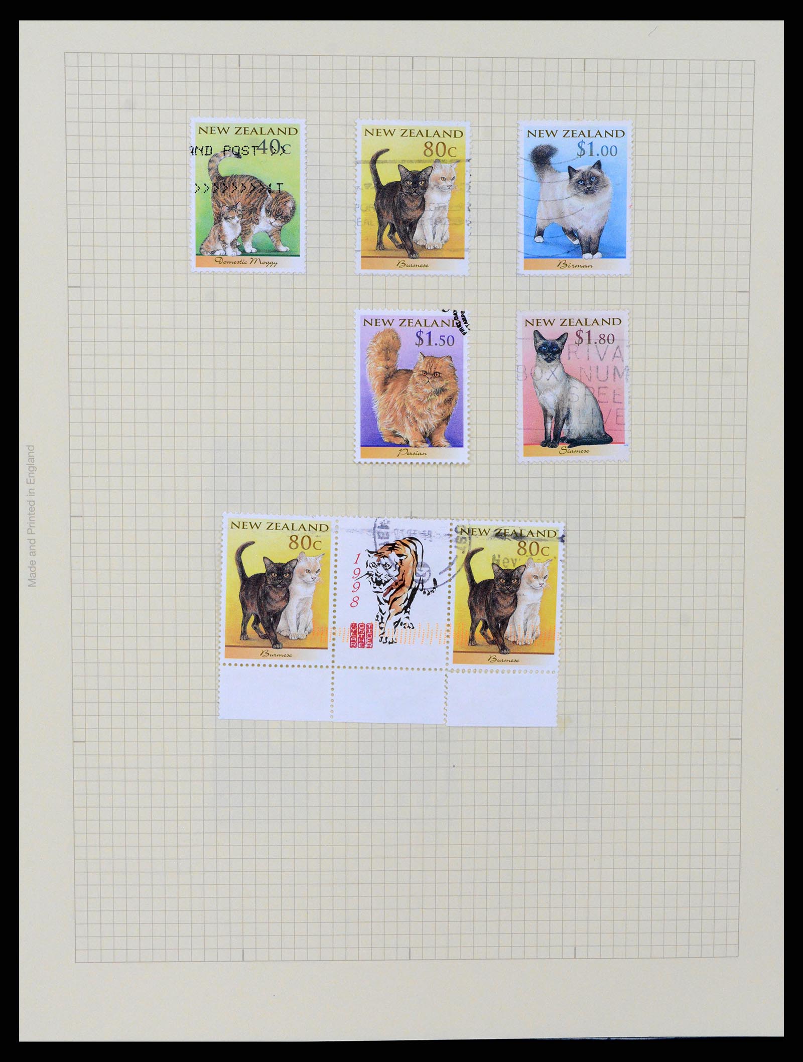 37608 310 - Postzegelverzameling 37608 Nieuw Zeeland 1874-2014.