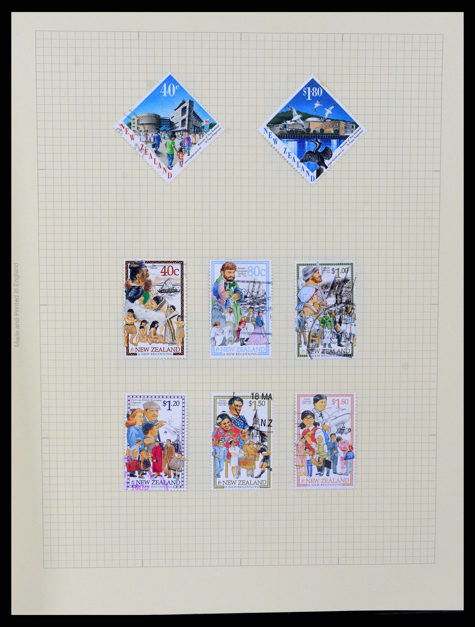 37608 311 - Postzegelverzameling 37608 Nieuw Zeeland 1874-2014.
