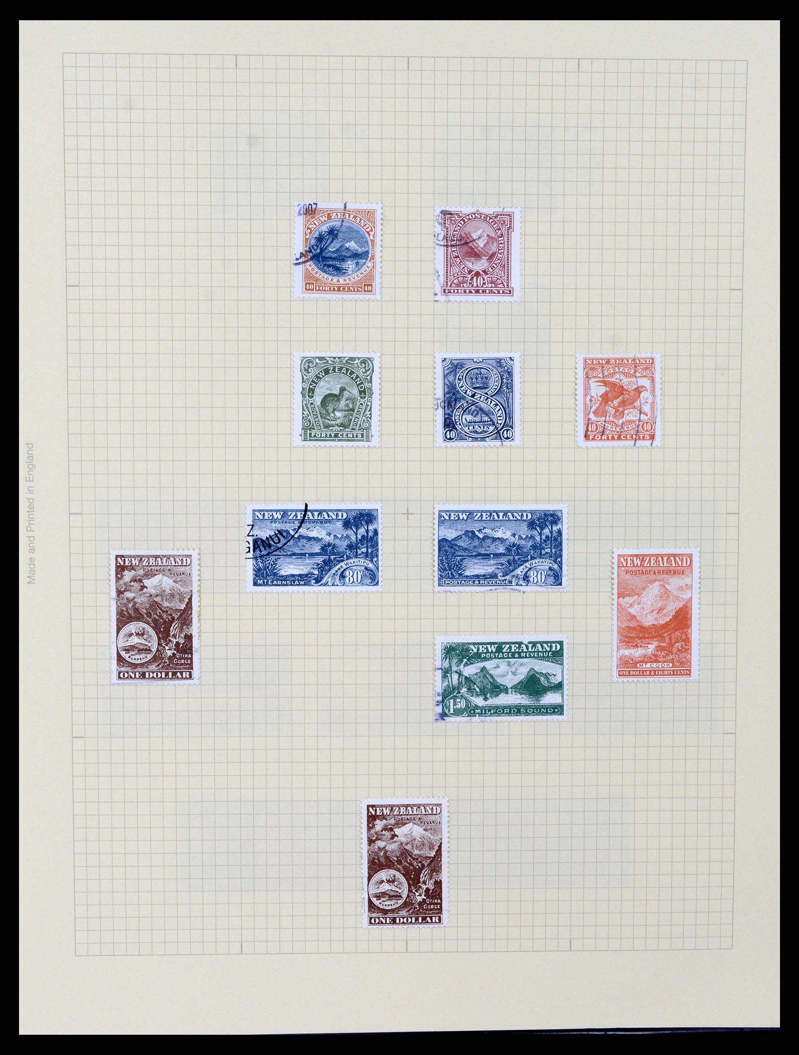 37608 315 - Postzegelverzameling 37608 Nieuw Zeeland 1874-2014.