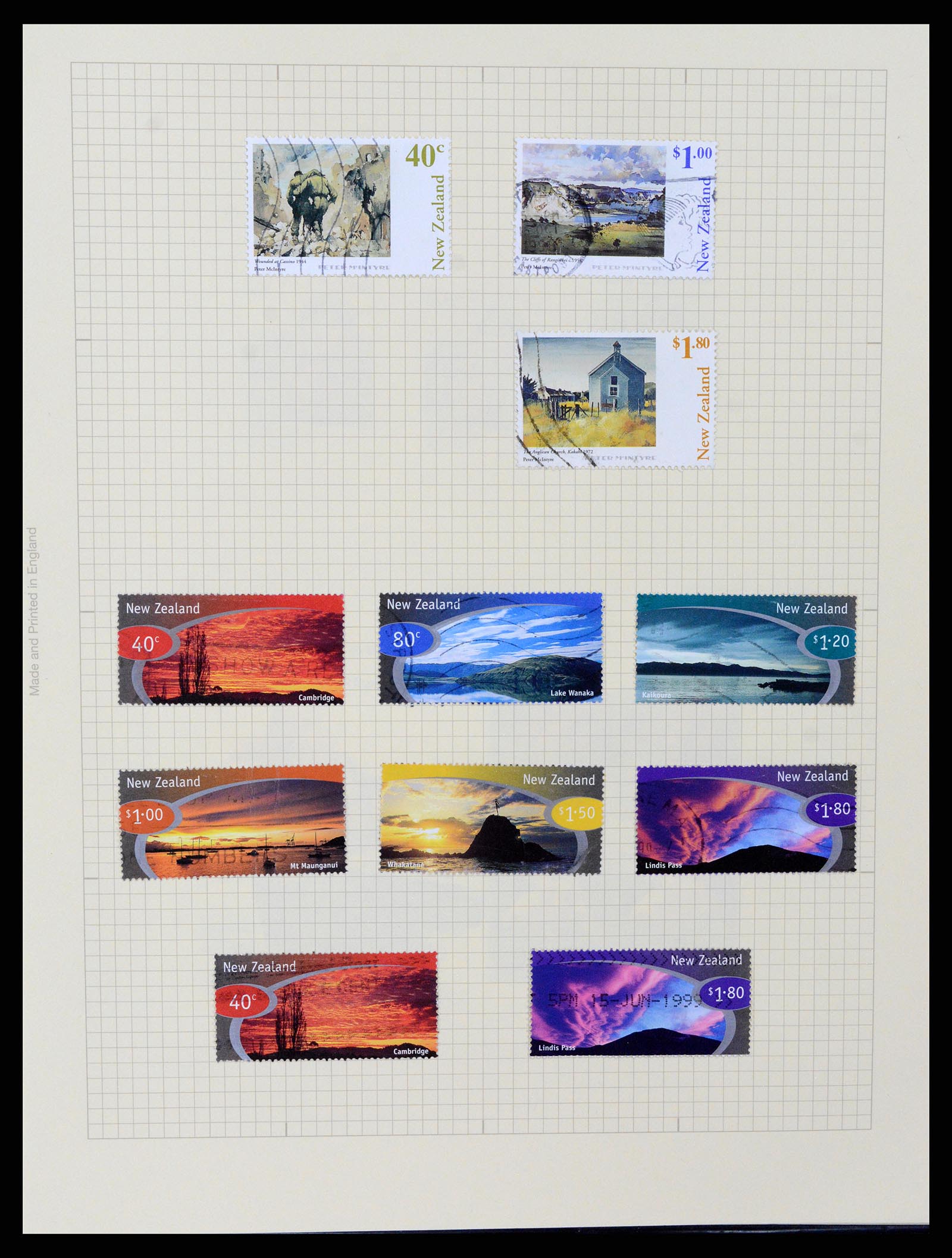 37608 316 - Postzegelverzameling 37608 Nieuw Zeeland 1874-2014.