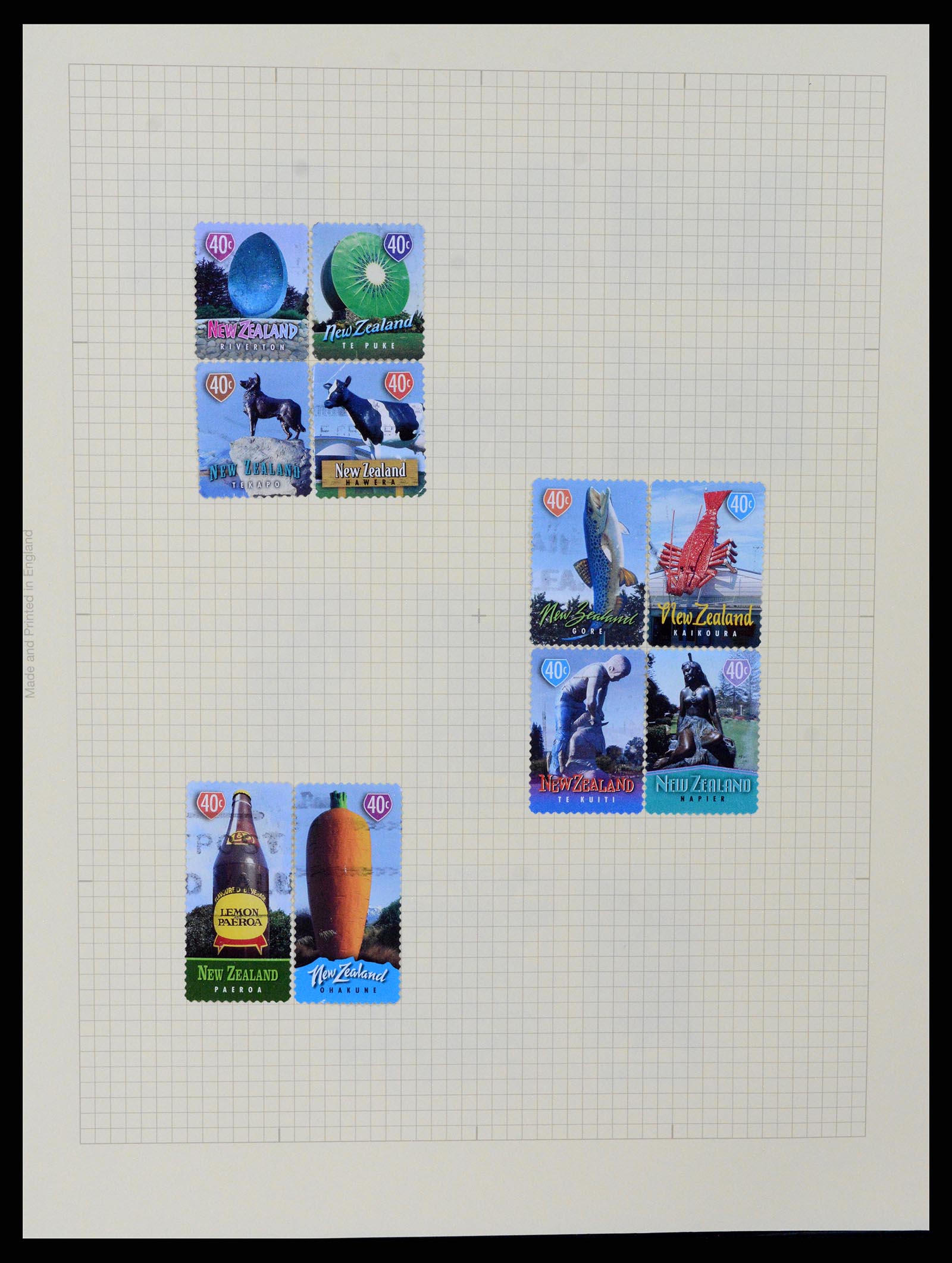 37608 320 - Postzegelverzameling 37608 Nieuw Zeeland 1874-2014.