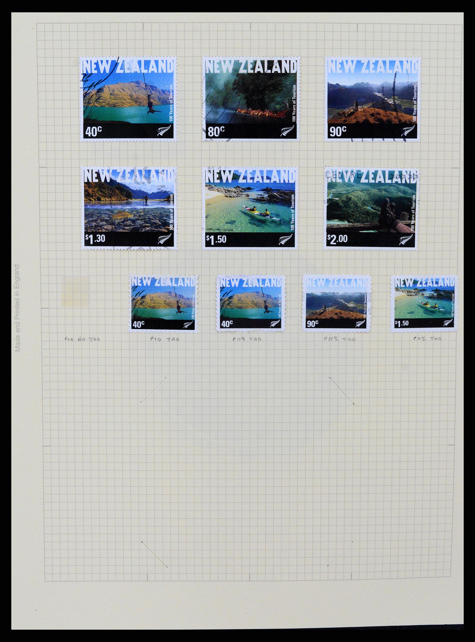 37608 346 - Postzegelverzameling 37608 Nieuw Zeeland 1874-2014.