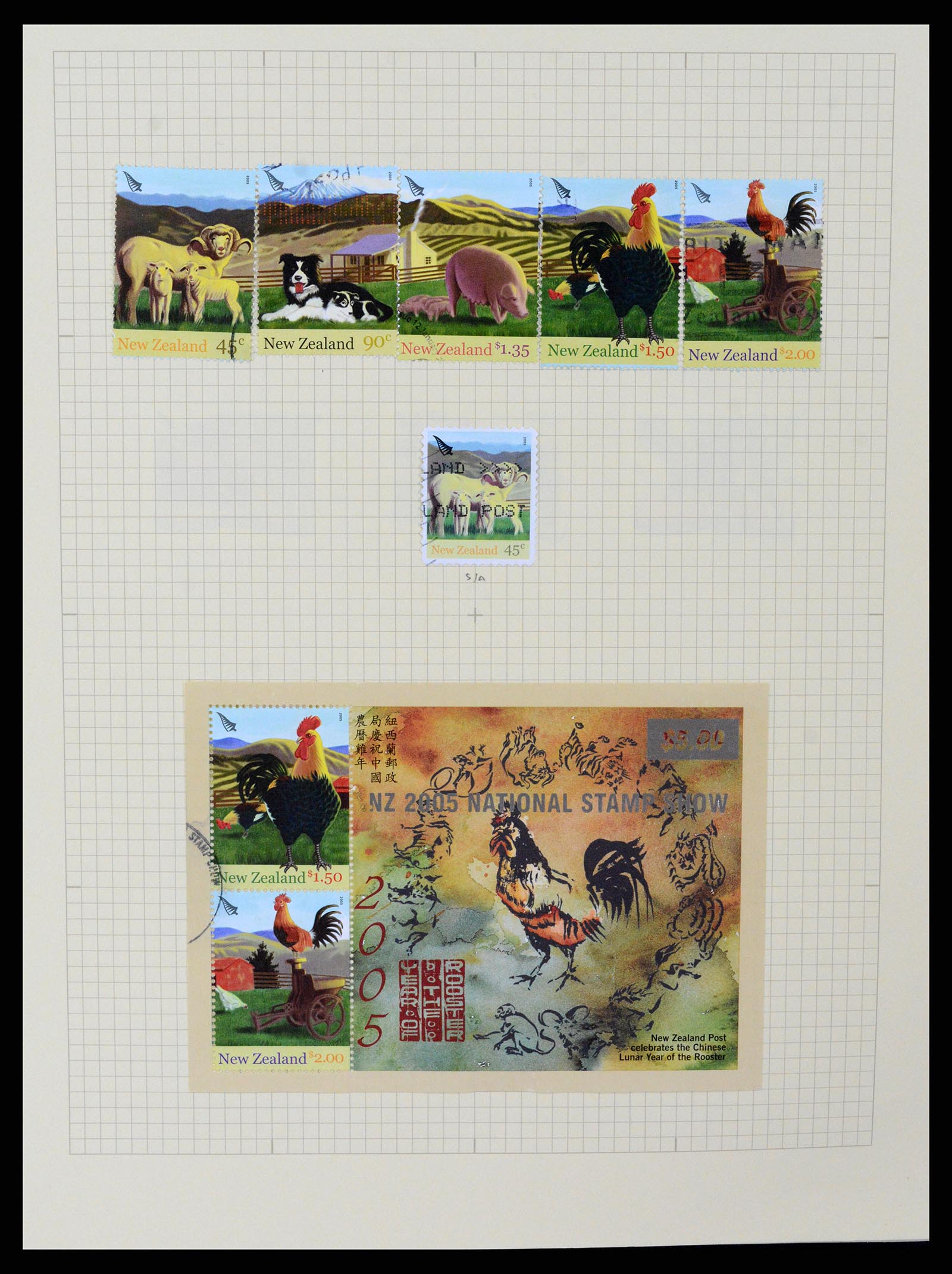 37608 380 - Postzegelverzameling 37608 Nieuw Zeeland 1874-2014.