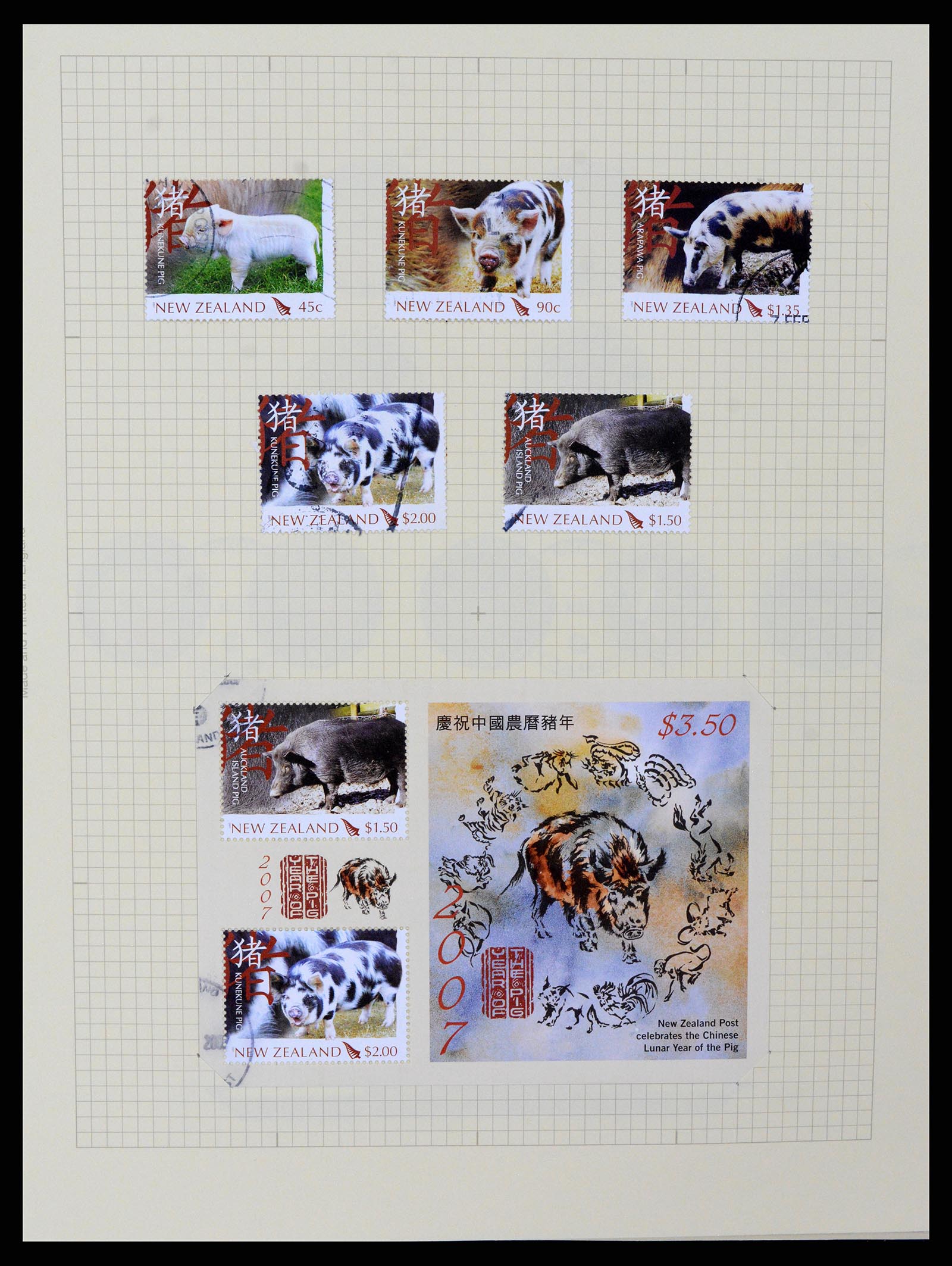 37608 405 - Postzegelverzameling 37608 Nieuw Zeeland 1874-2014.
