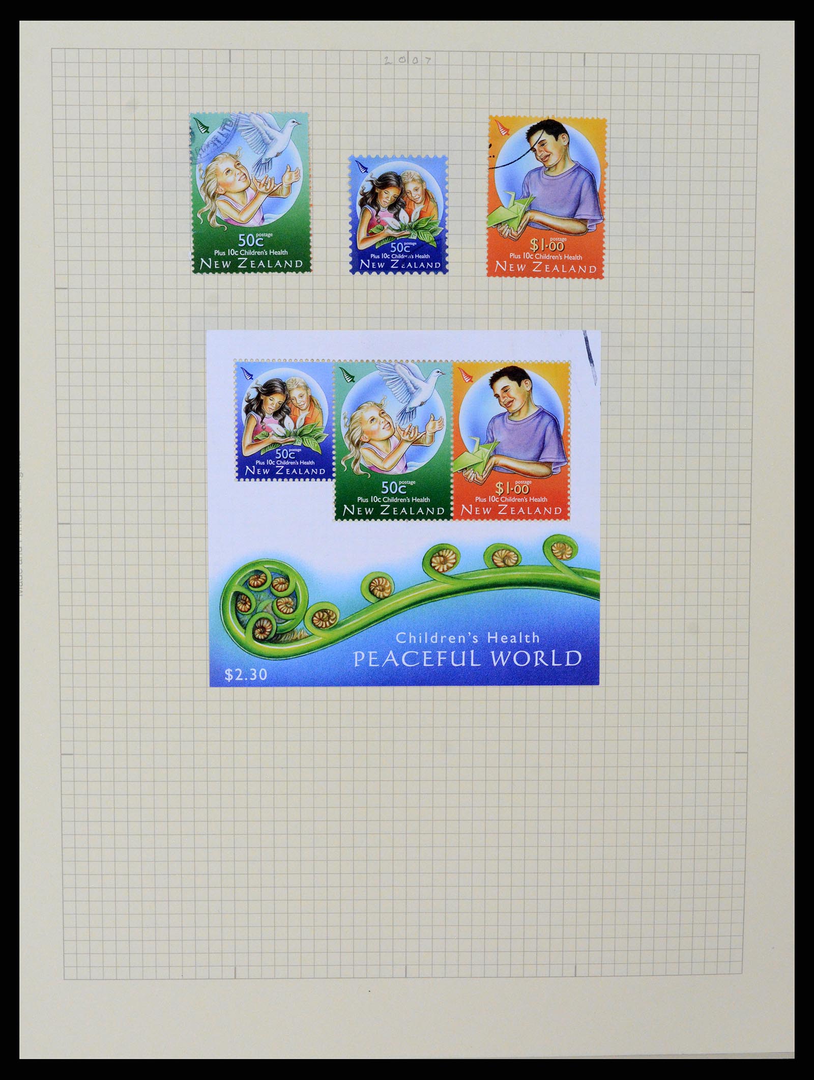 37608 414 - Postzegelverzameling 37608 Nieuw Zeeland 1874-2014.