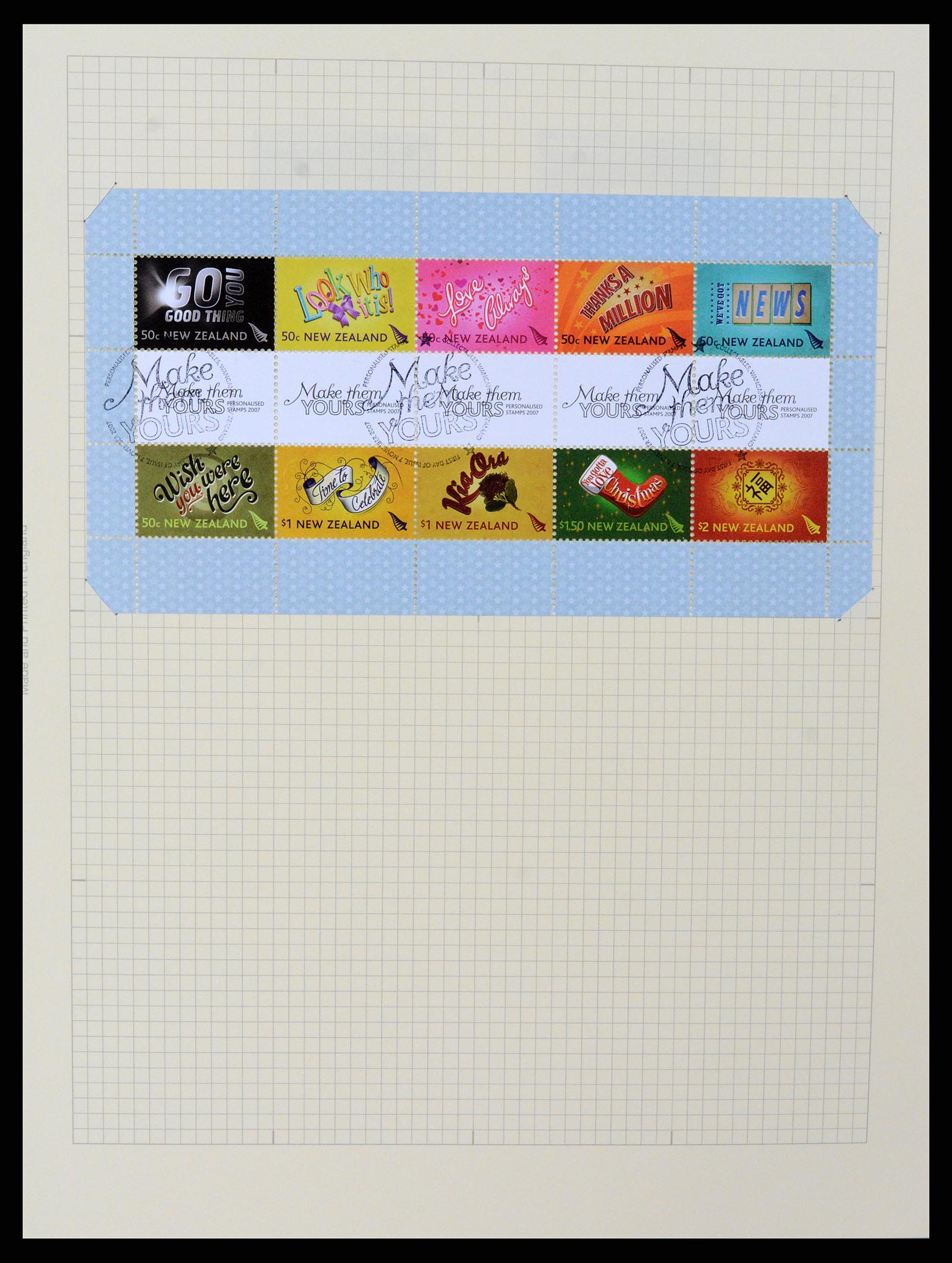 37608 416 - Postzegelverzameling 37608 Nieuw Zeeland 1874-2014.