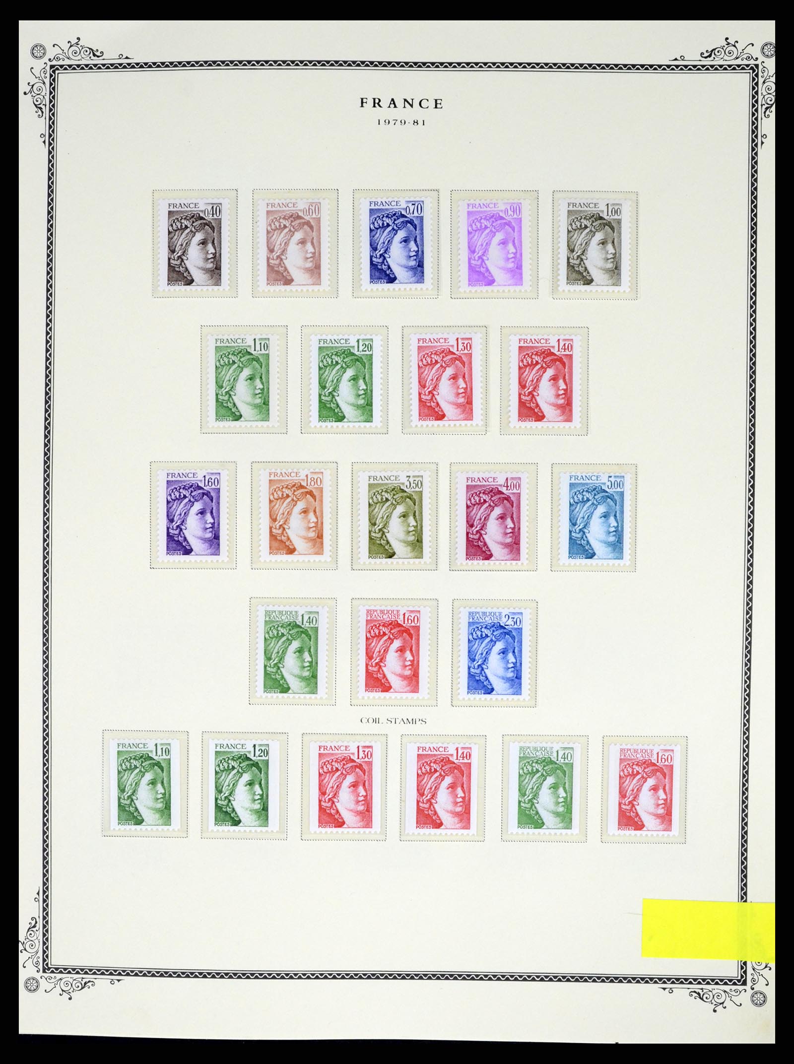 37632 104 - Postzegelverzameling 37632 Frankrijk 1849-2001.