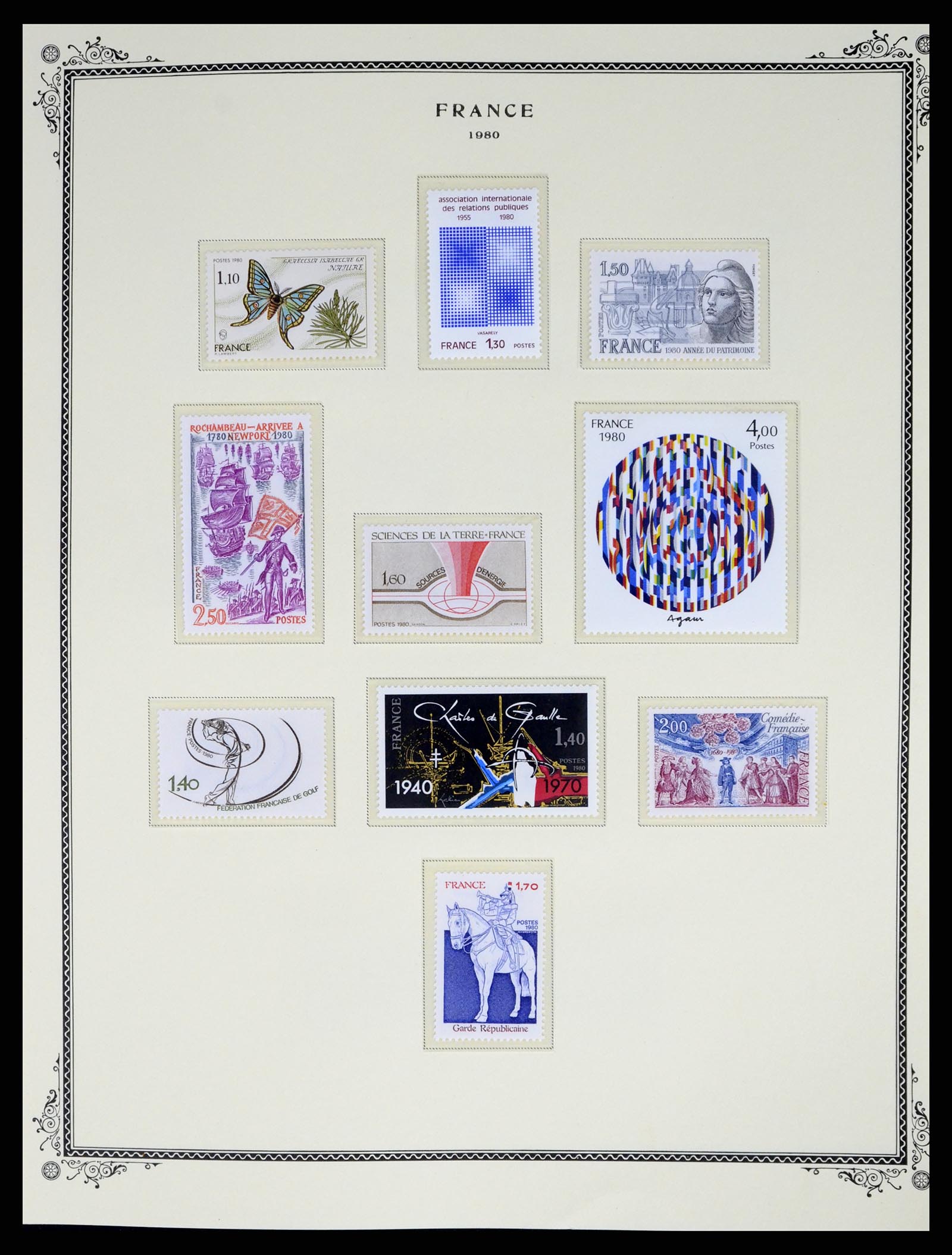 37632 107 - Postzegelverzameling 37632 Frankrijk 1849-2001.