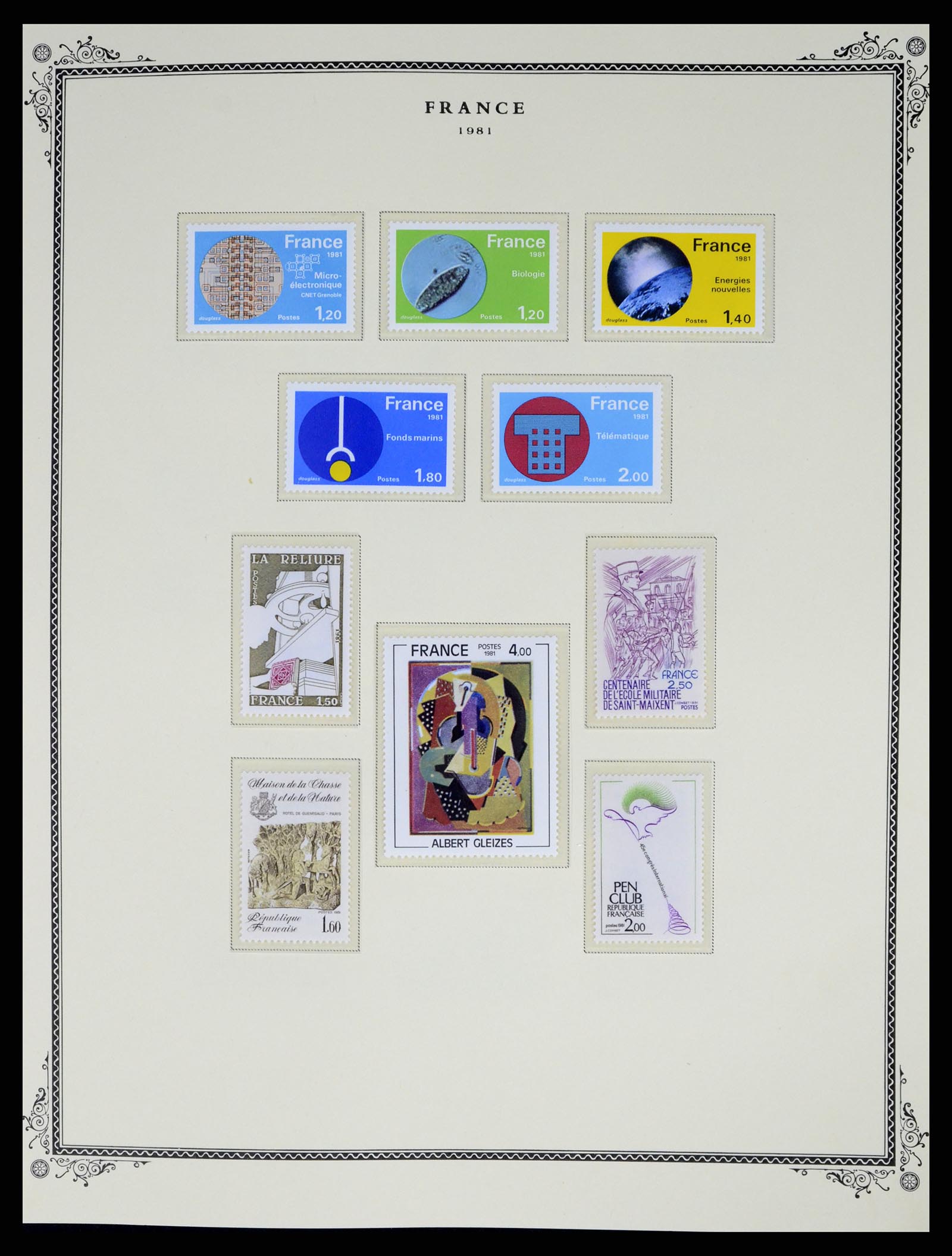 37632 109 - Postzegelverzameling 37632 Frankrijk 1849-2001.