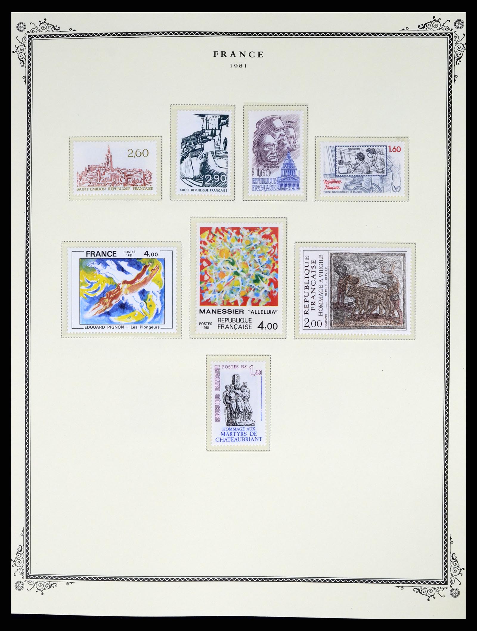 37632 111 - Postzegelverzameling 37632 Frankrijk 1849-2001.