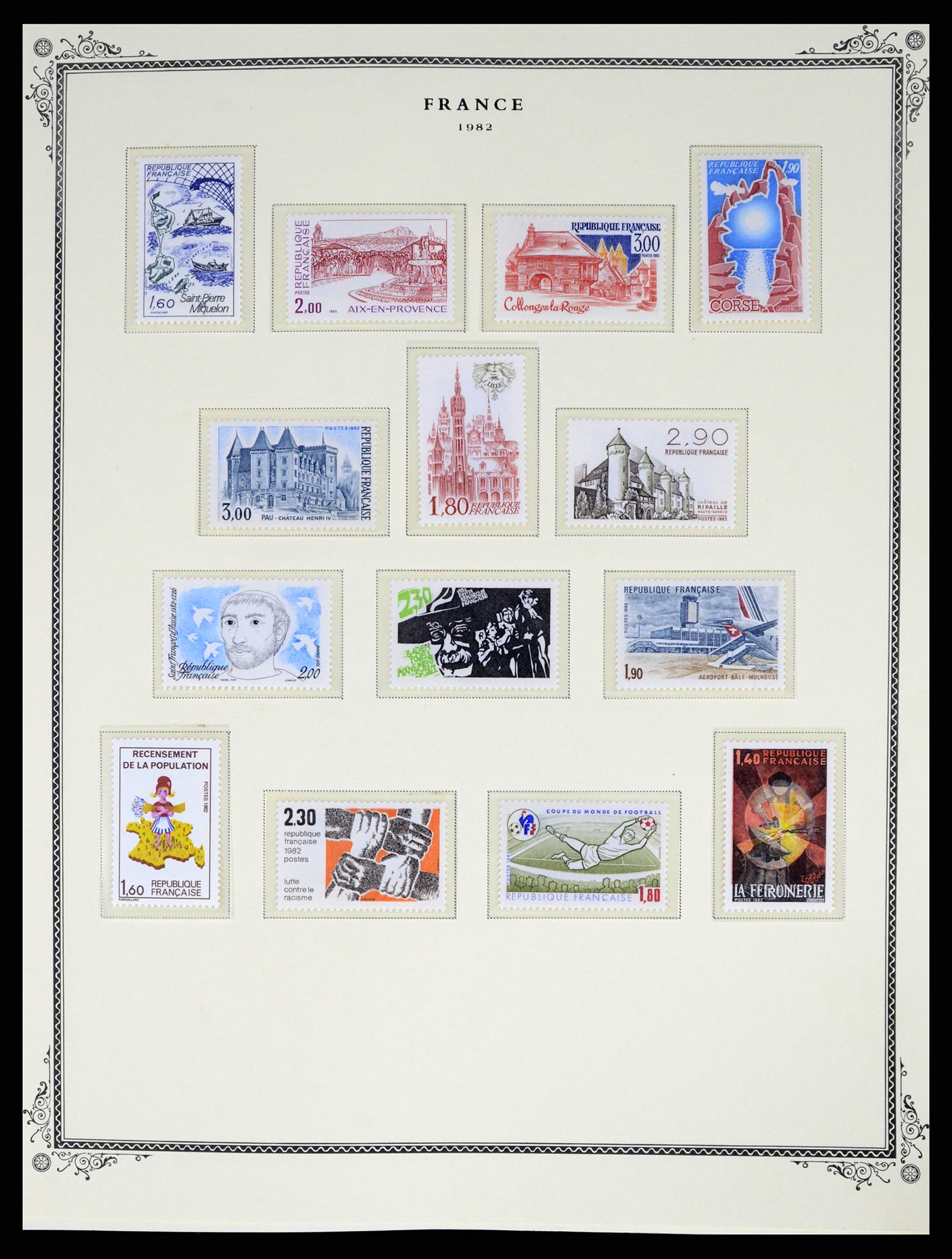 37632 113 - Postzegelverzameling 37632 Frankrijk 1849-2001.