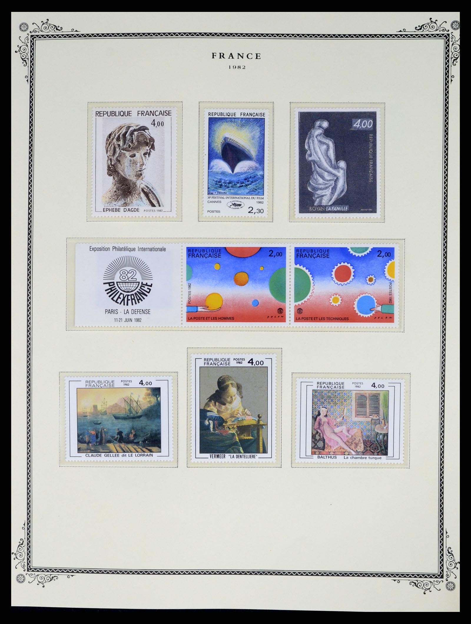 37632 115 - Postzegelverzameling 37632 Frankrijk 1849-2001.