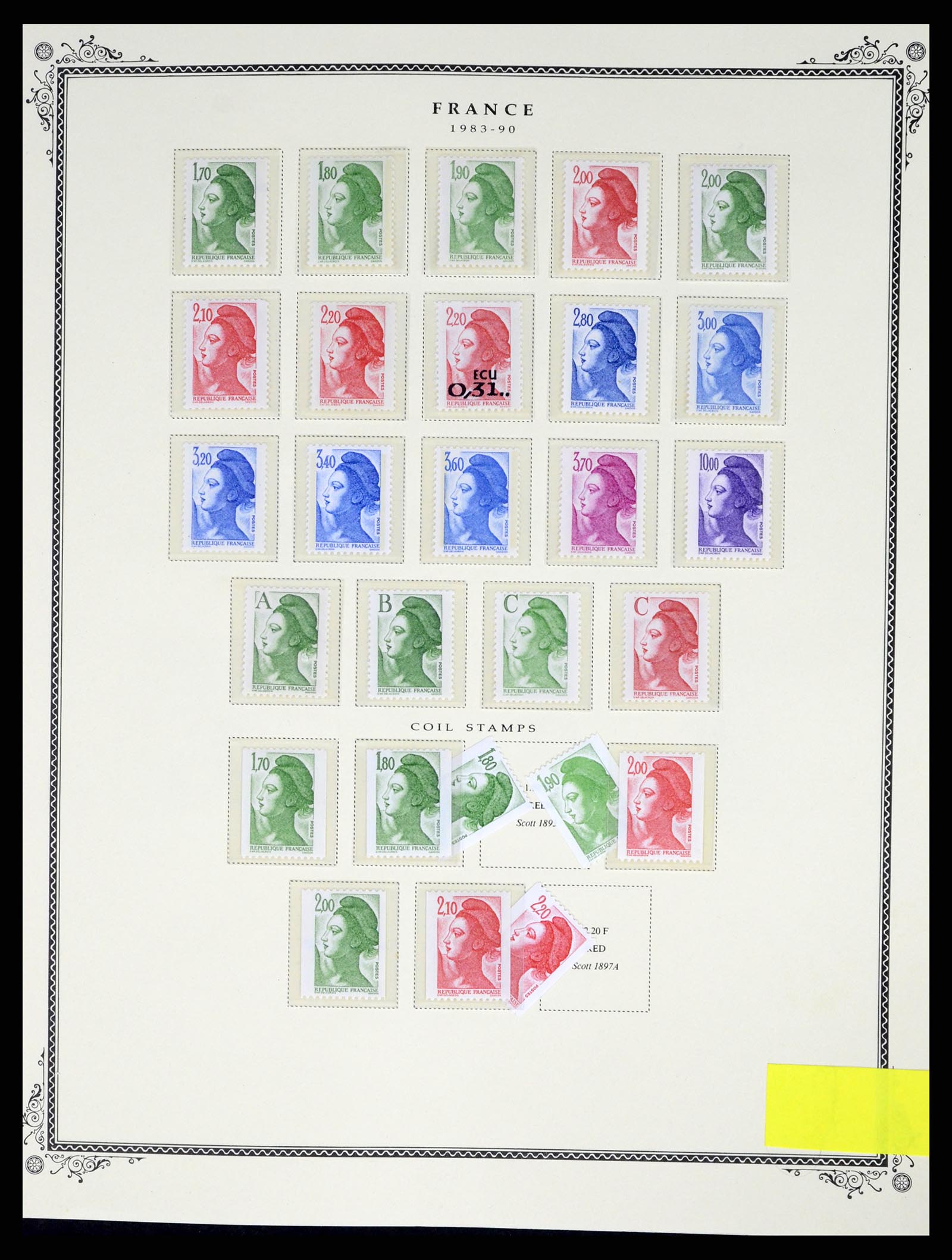 37632 119 - Postzegelverzameling 37632 Frankrijk 1849-2001.