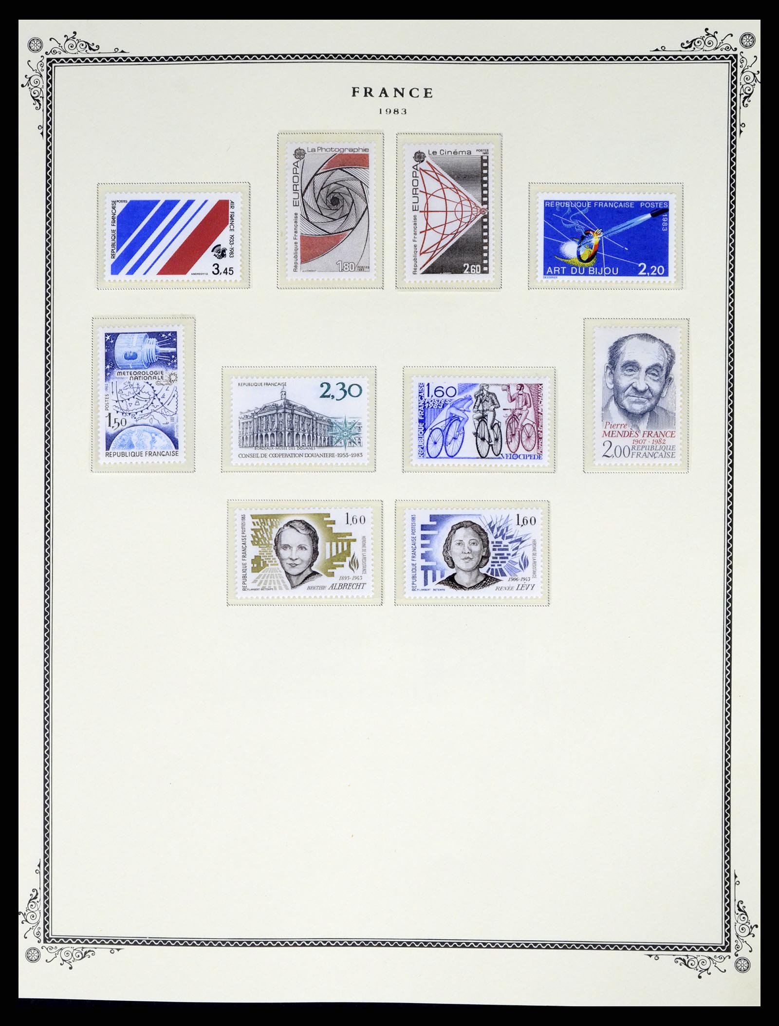 37632 121 - Postzegelverzameling 37632 Frankrijk 1849-2001.