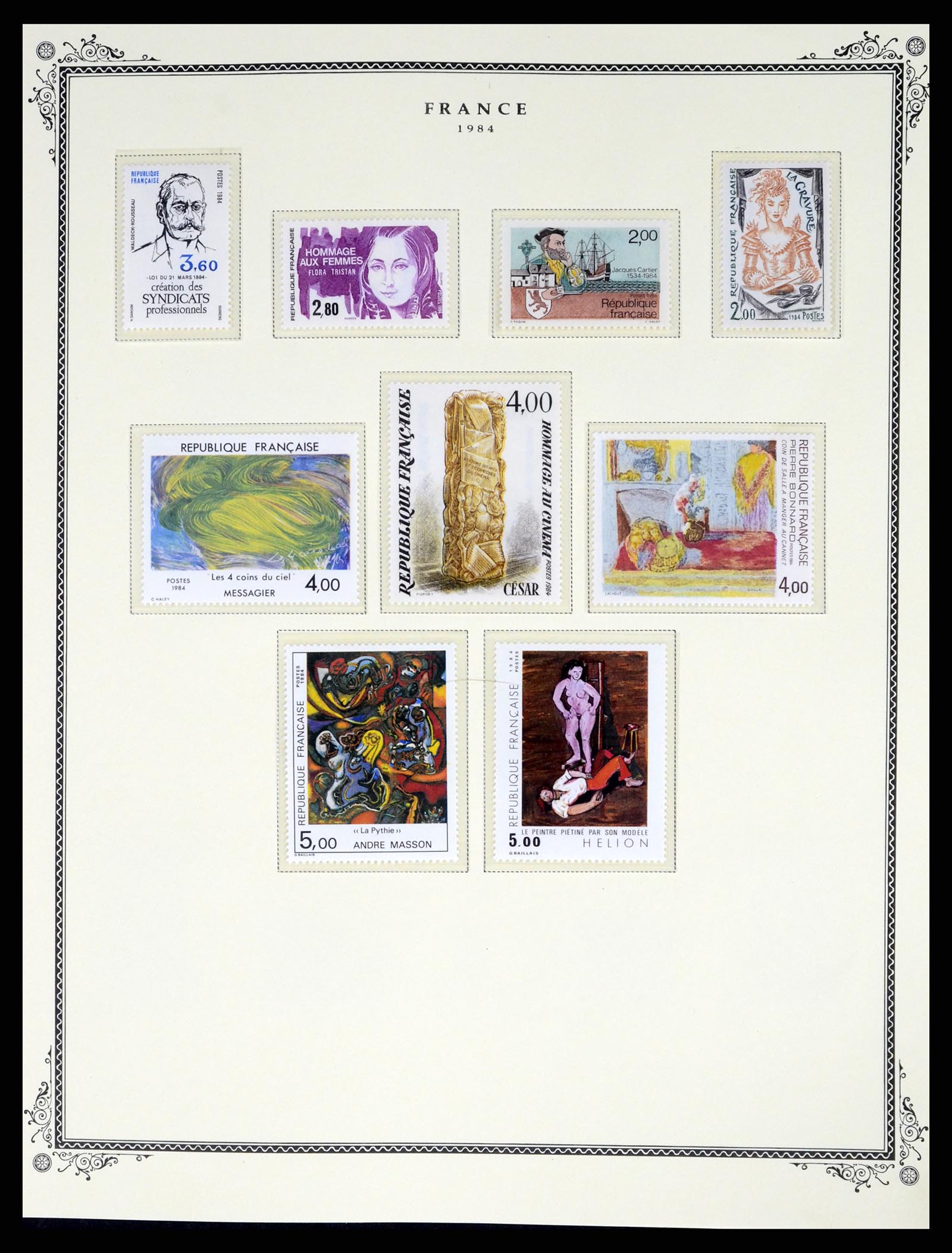 37632 122 - Postzegelverzameling 37632 Frankrijk 1849-2001.