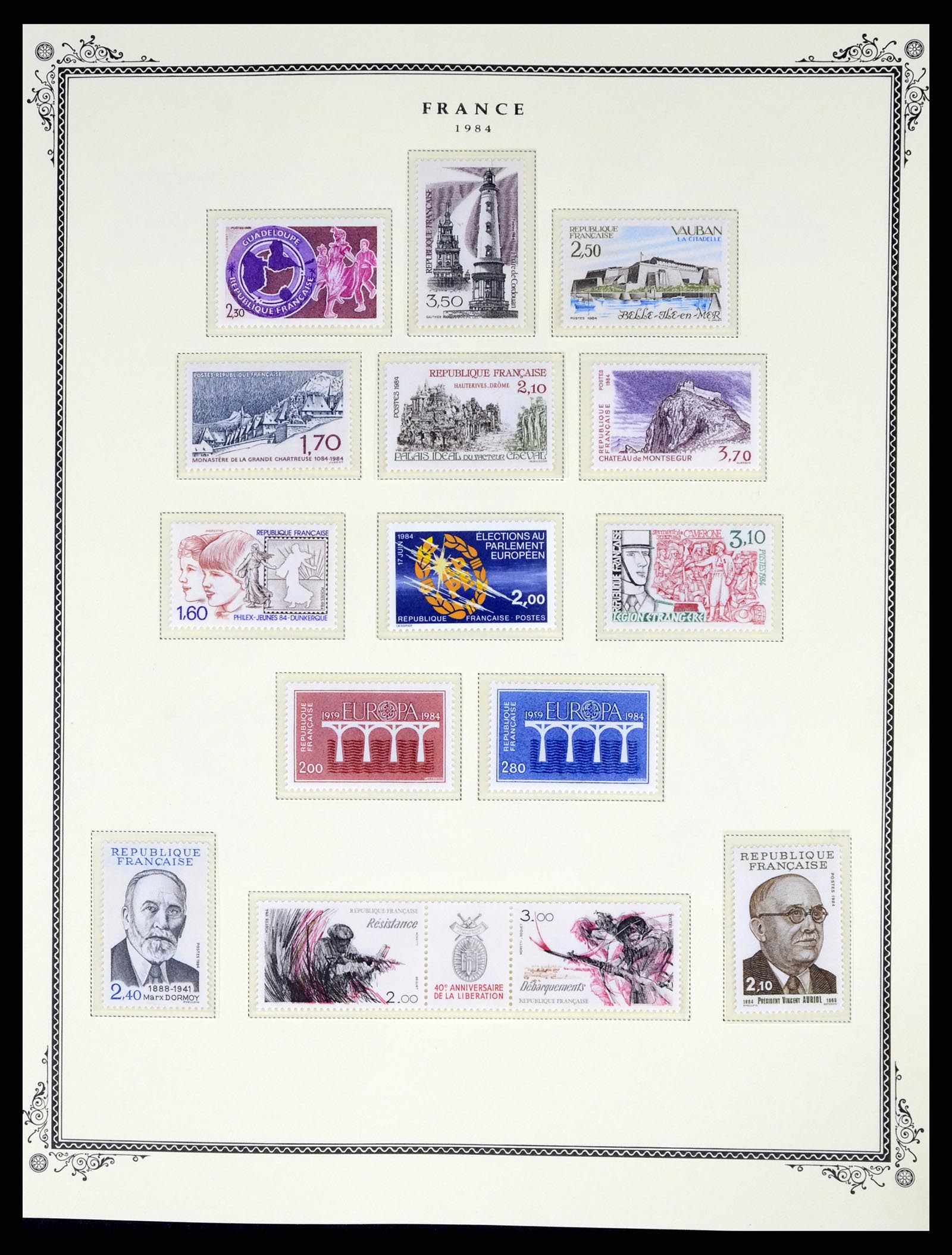 37632 123 - Postzegelverzameling 37632 Frankrijk 1849-2001.