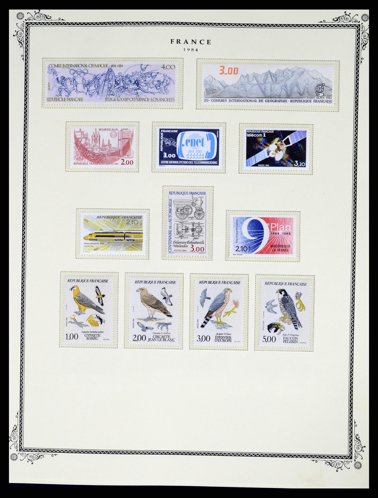 37632 124 - Postzegelverzameling 37632 Frankrijk 1849-2001.