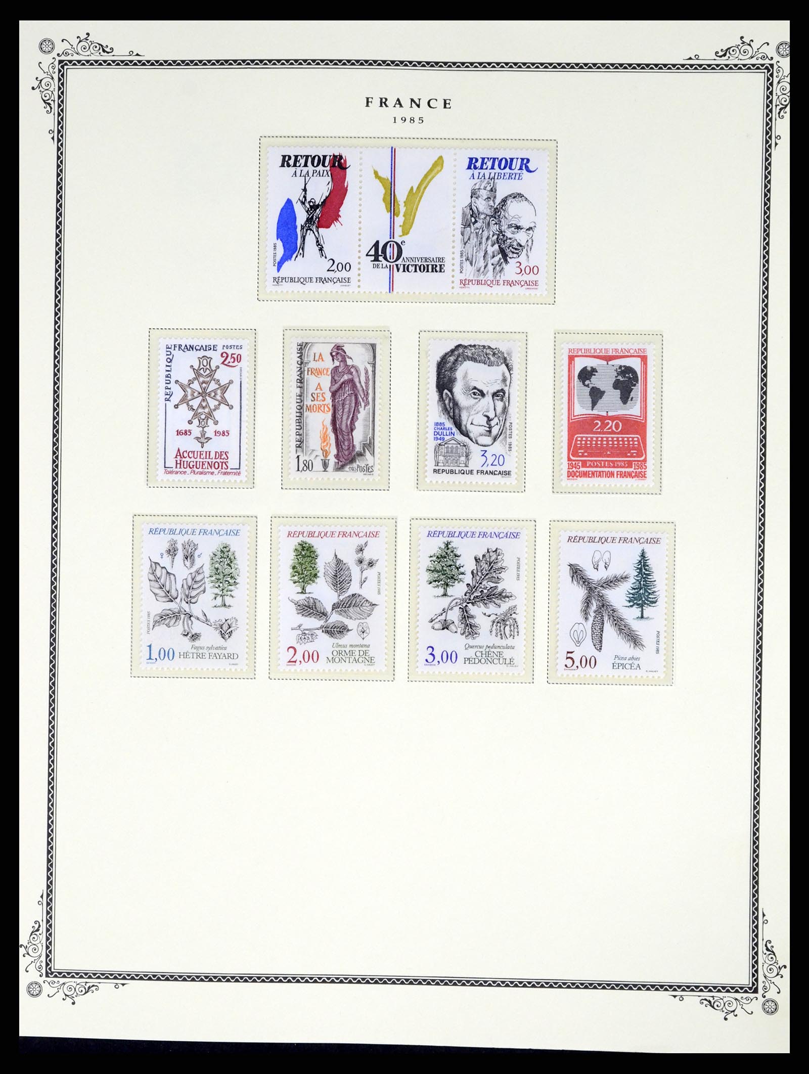 37632 127 - Postzegelverzameling 37632 Frankrijk 1849-2001.