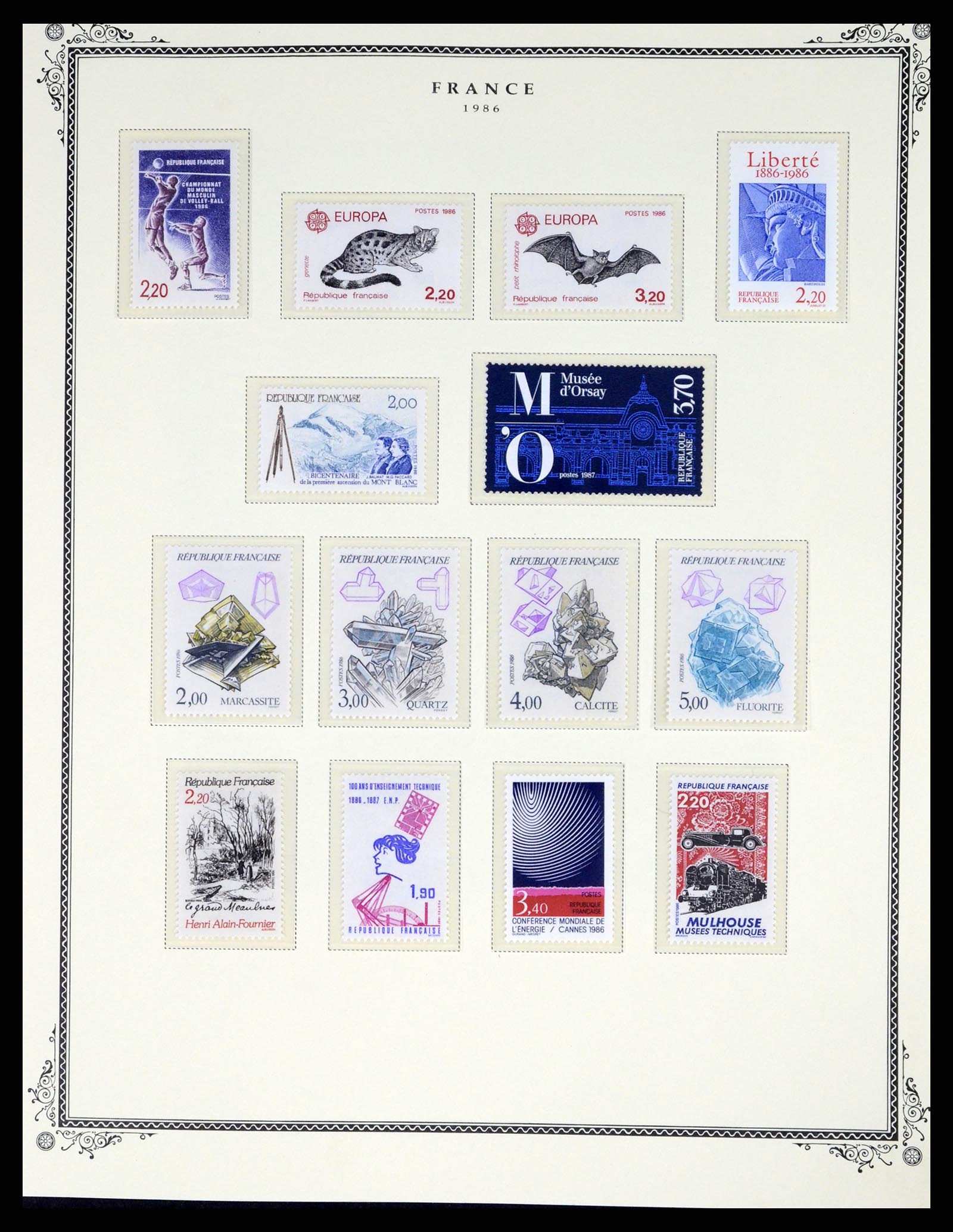 37632 131 - Postzegelverzameling 37632 Frankrijk 1849-2001.
