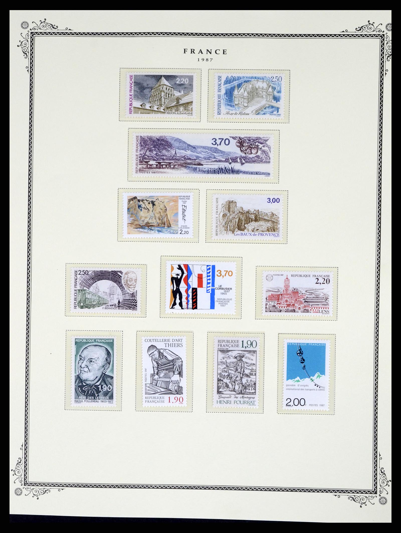 37632 133 - Postzegelverzameling 37632 Frankrijk 1849-2001.