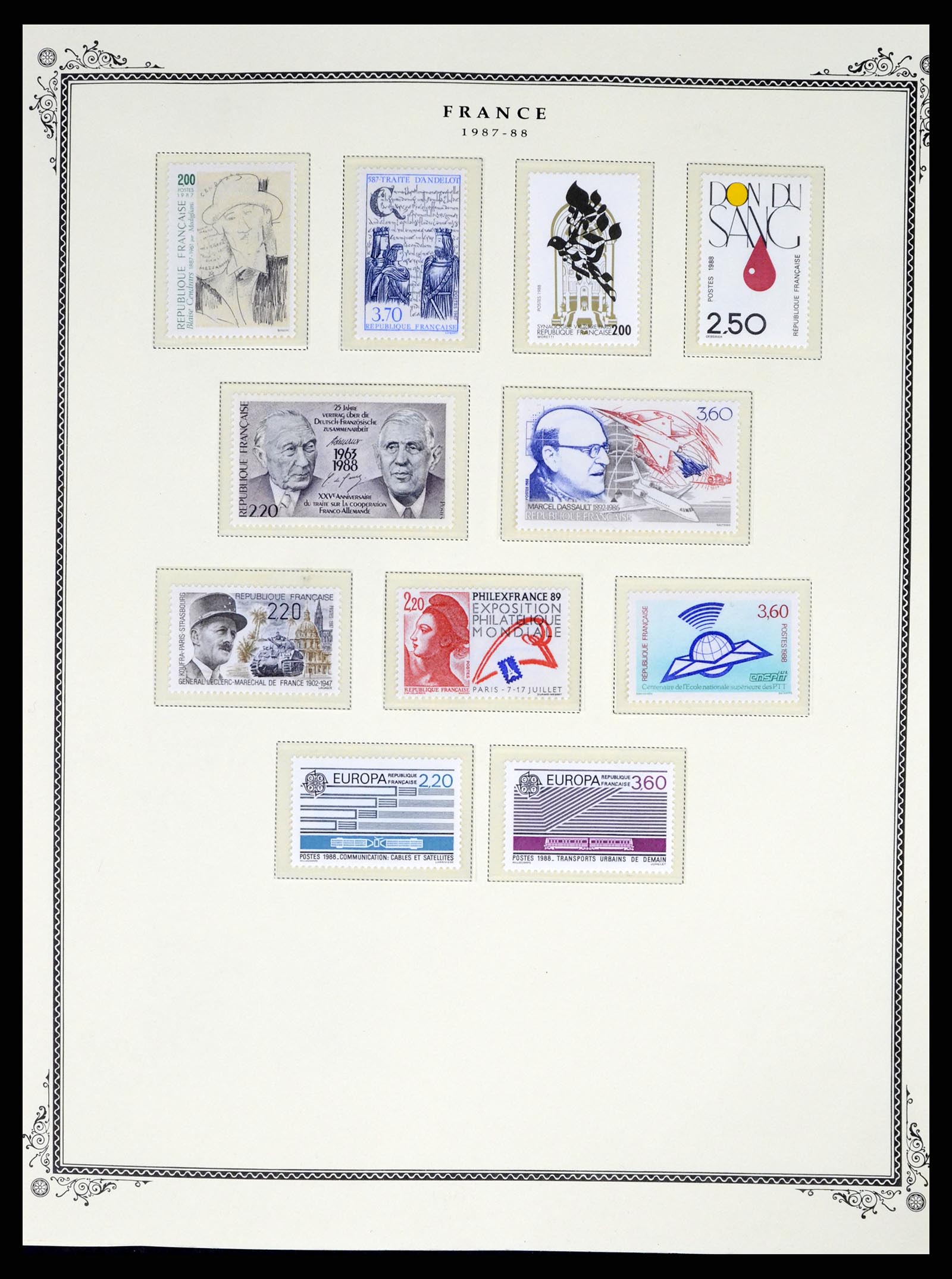 37632 136 - Postzegelverzameling 37632 Frankrijk 1849-2001.