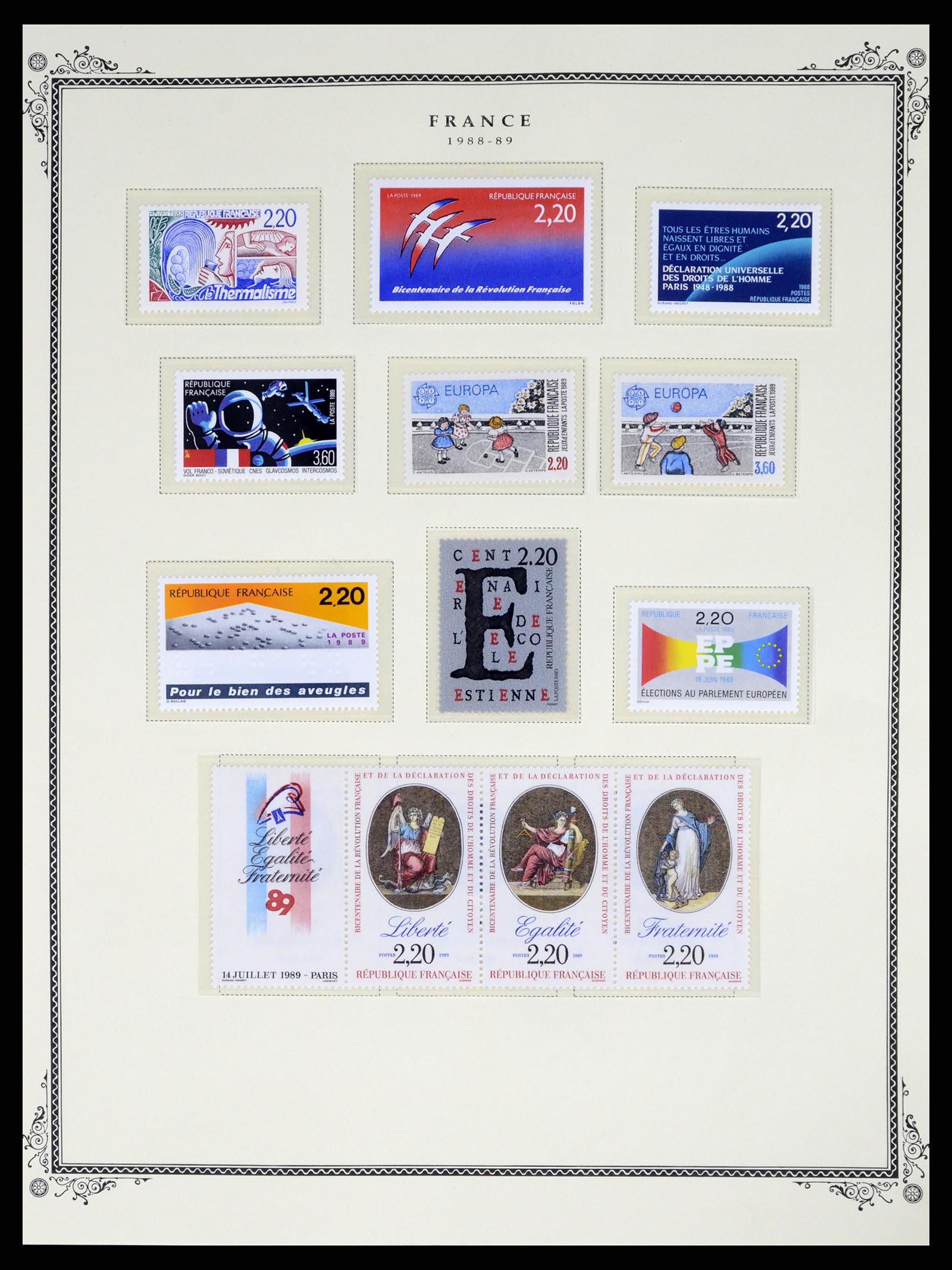 37632 141 - Postzegelverzameling 37632 Frankrijk 1849-2001.