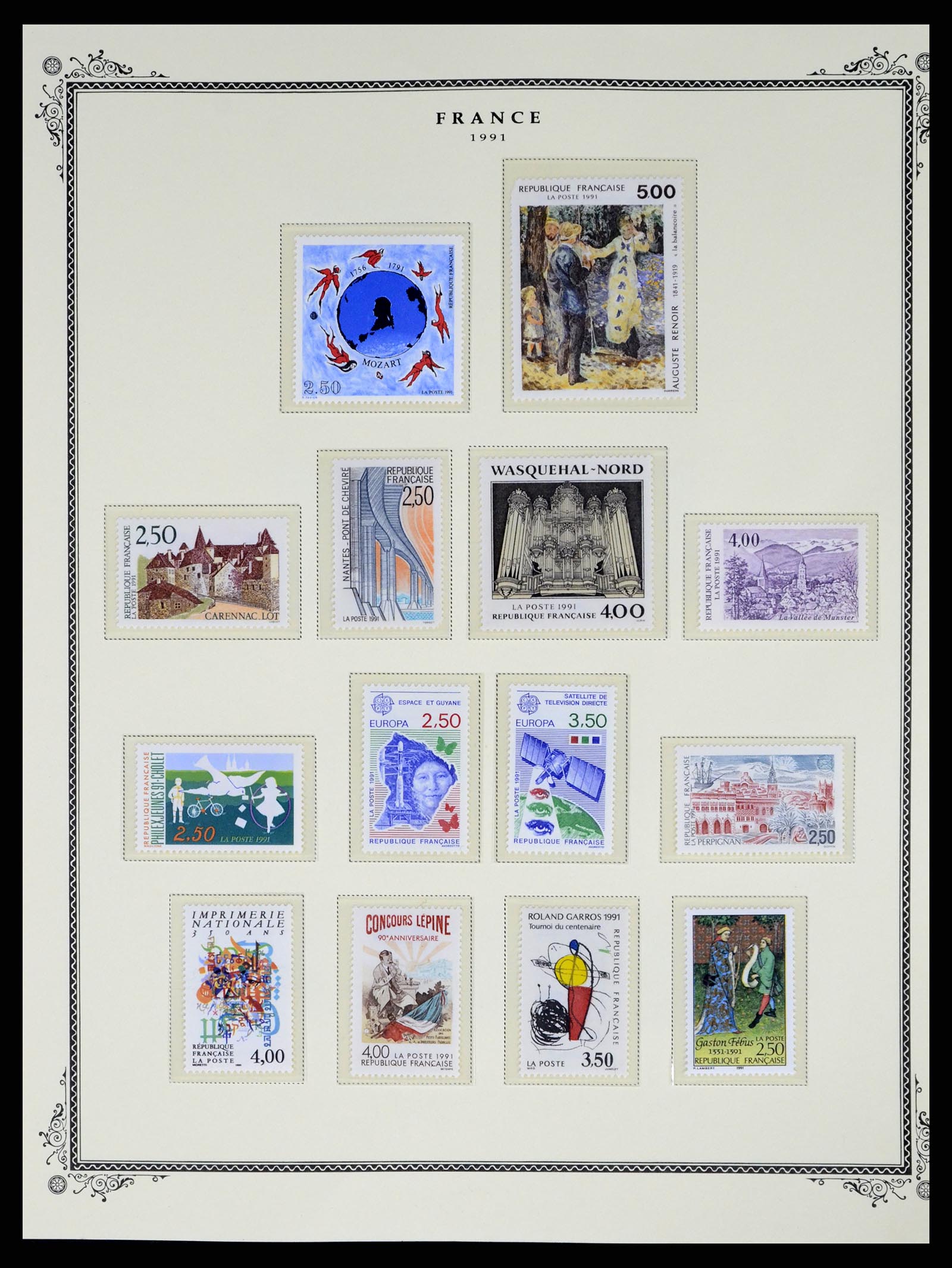 37632 153 - Postzegelverzameling 37632 Frankrijk 1849-2001.