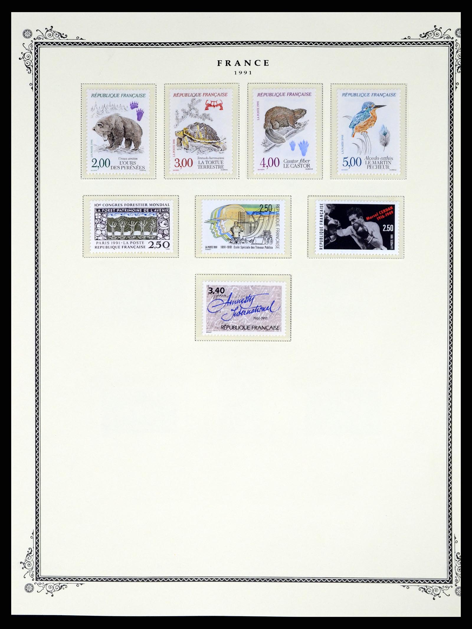 37632 156 - Postzegelverzameling 37632 Frankrijk 1849-2001.