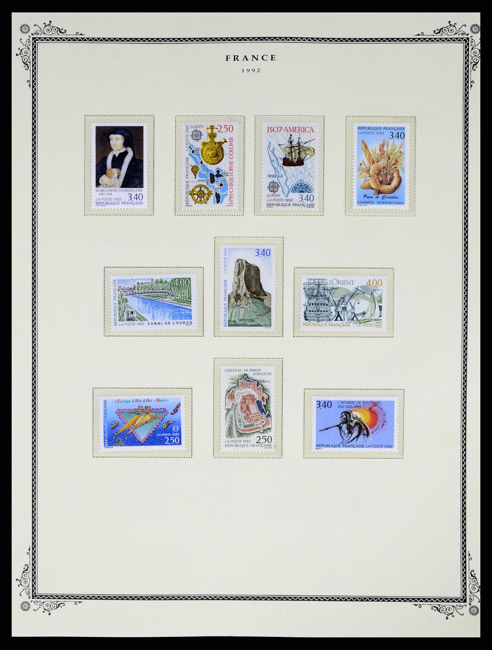 37632 157 - Postzegelverzameling 37632 Frankrijk 1849-2001.