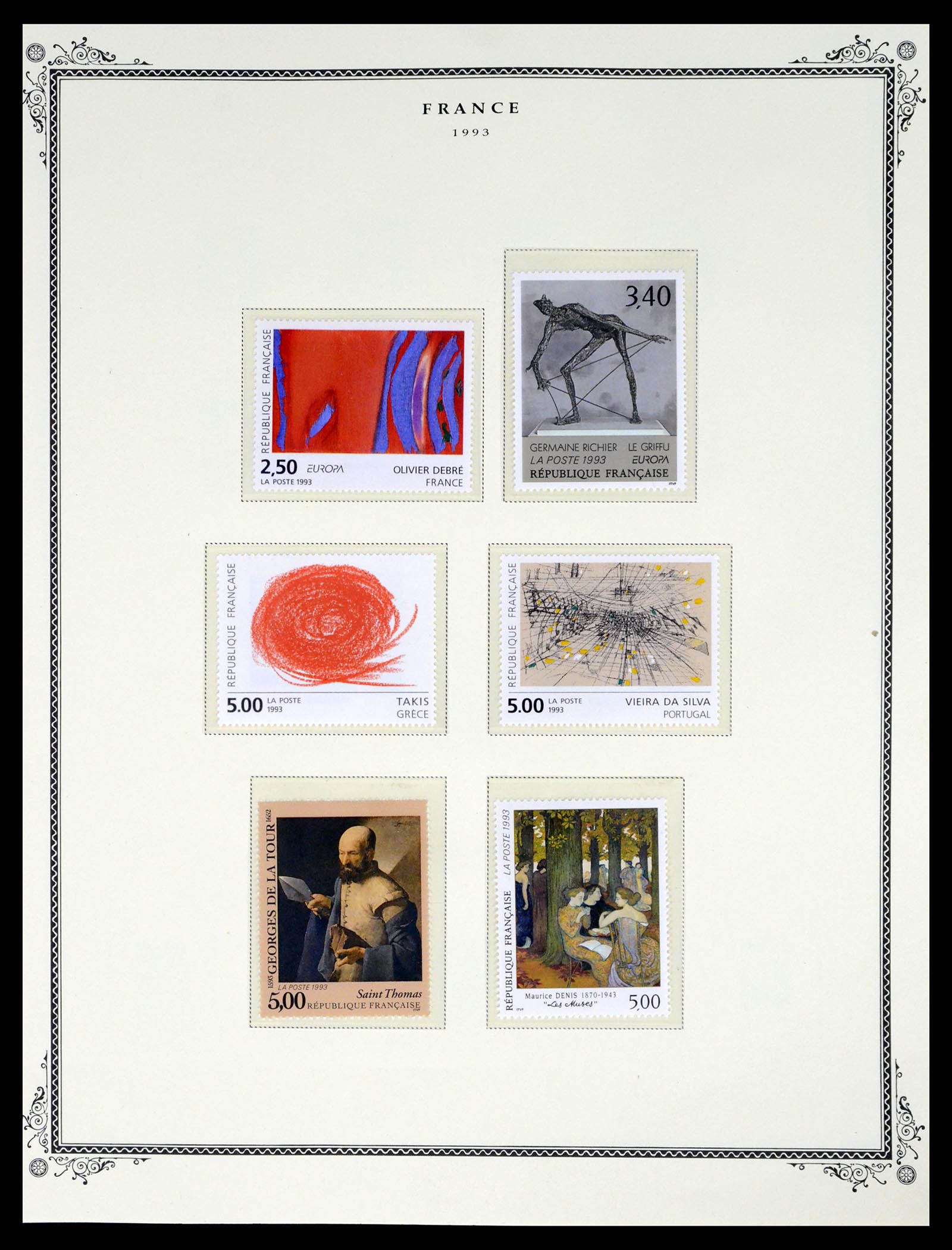 37632 162 - Postzegelverzameling 37632 Frankrijk 1849-2001.