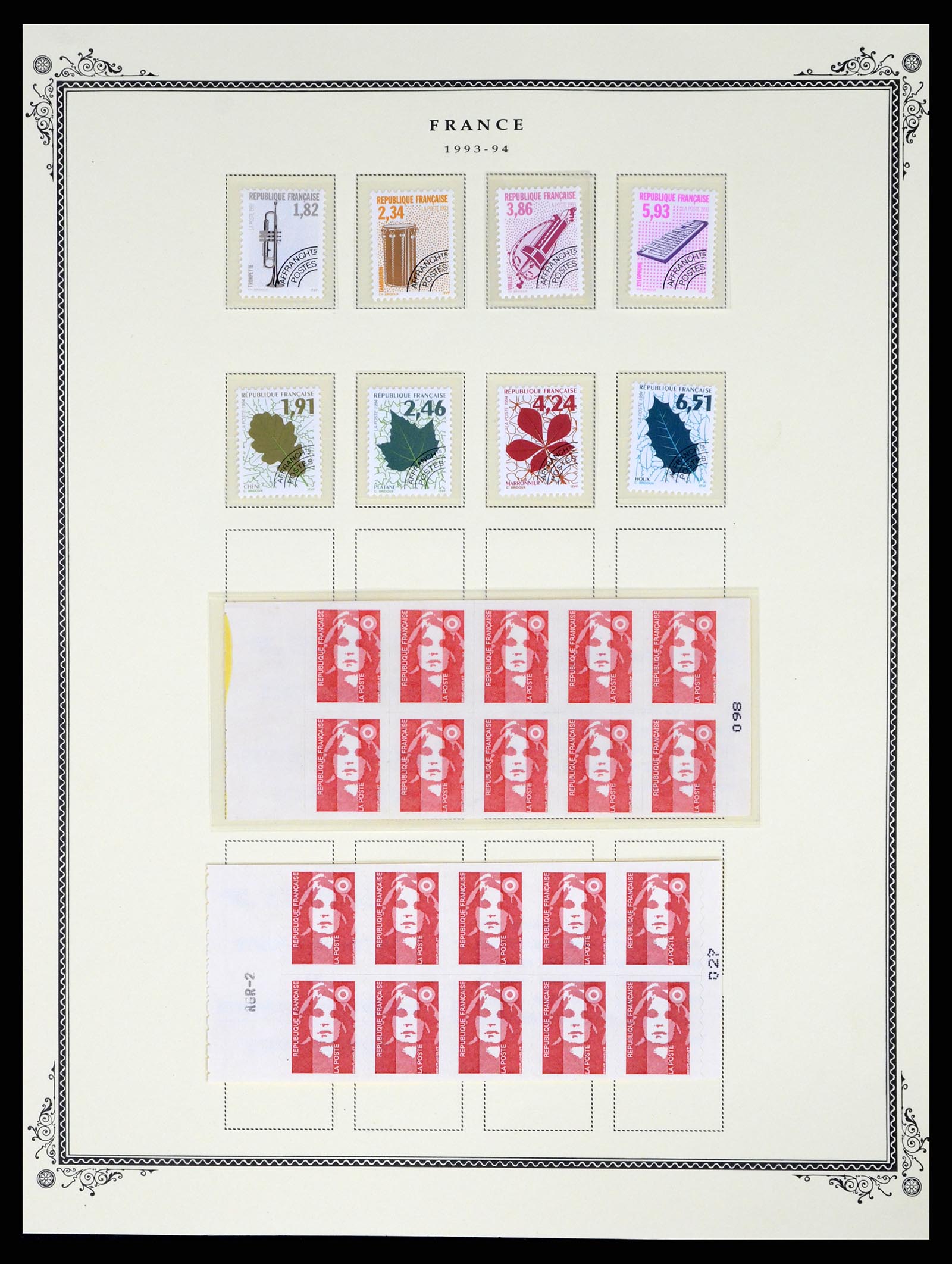 37632 164 - Postzegelverzameling 37632 Frankrijk 1849-2001.