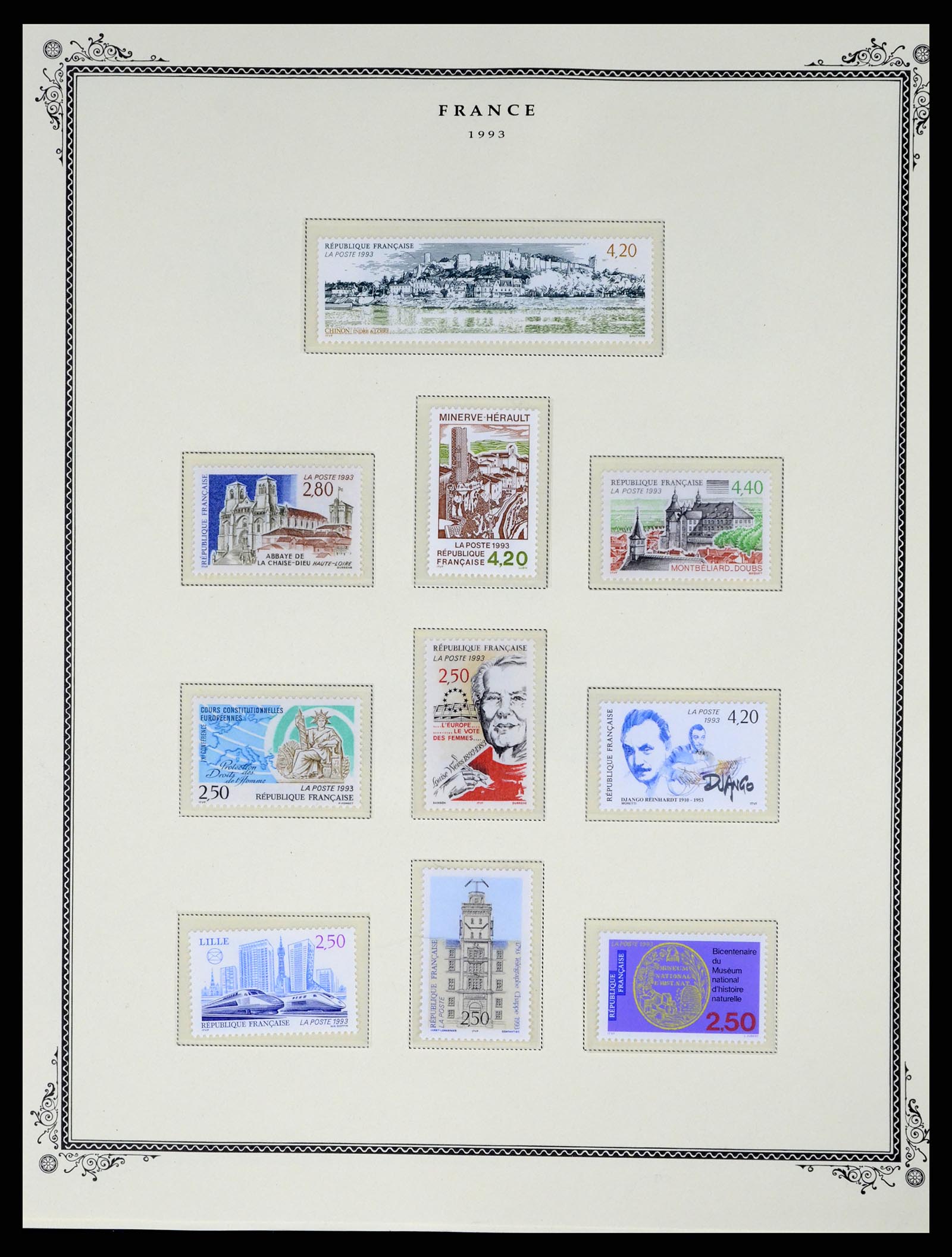 37632 165 - Postzegelverzameling 37632 Frankrijk 1849-2001.