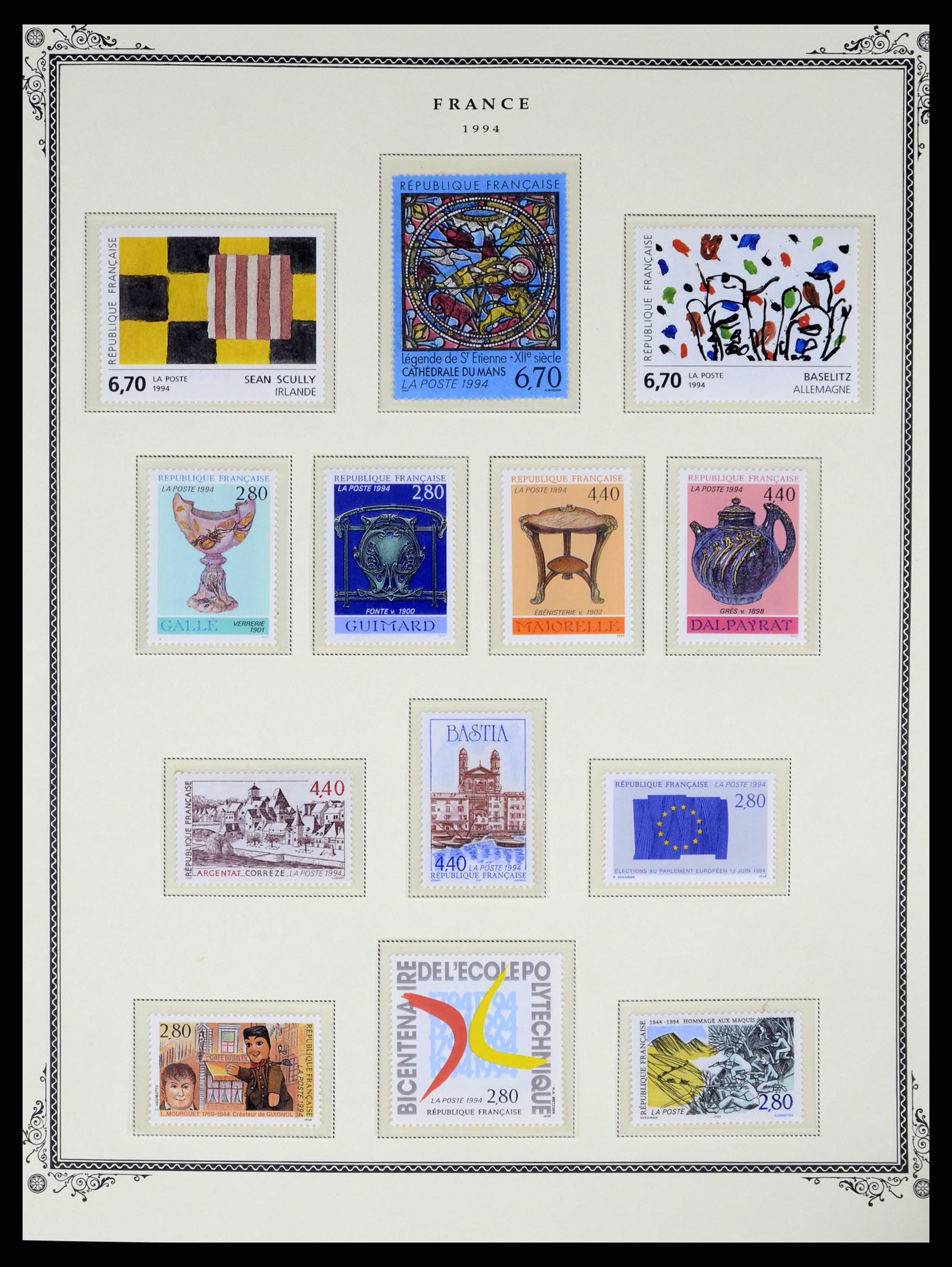 37632 169 - Postzegelverzameling 37632 Frankrijk 1849-2001.