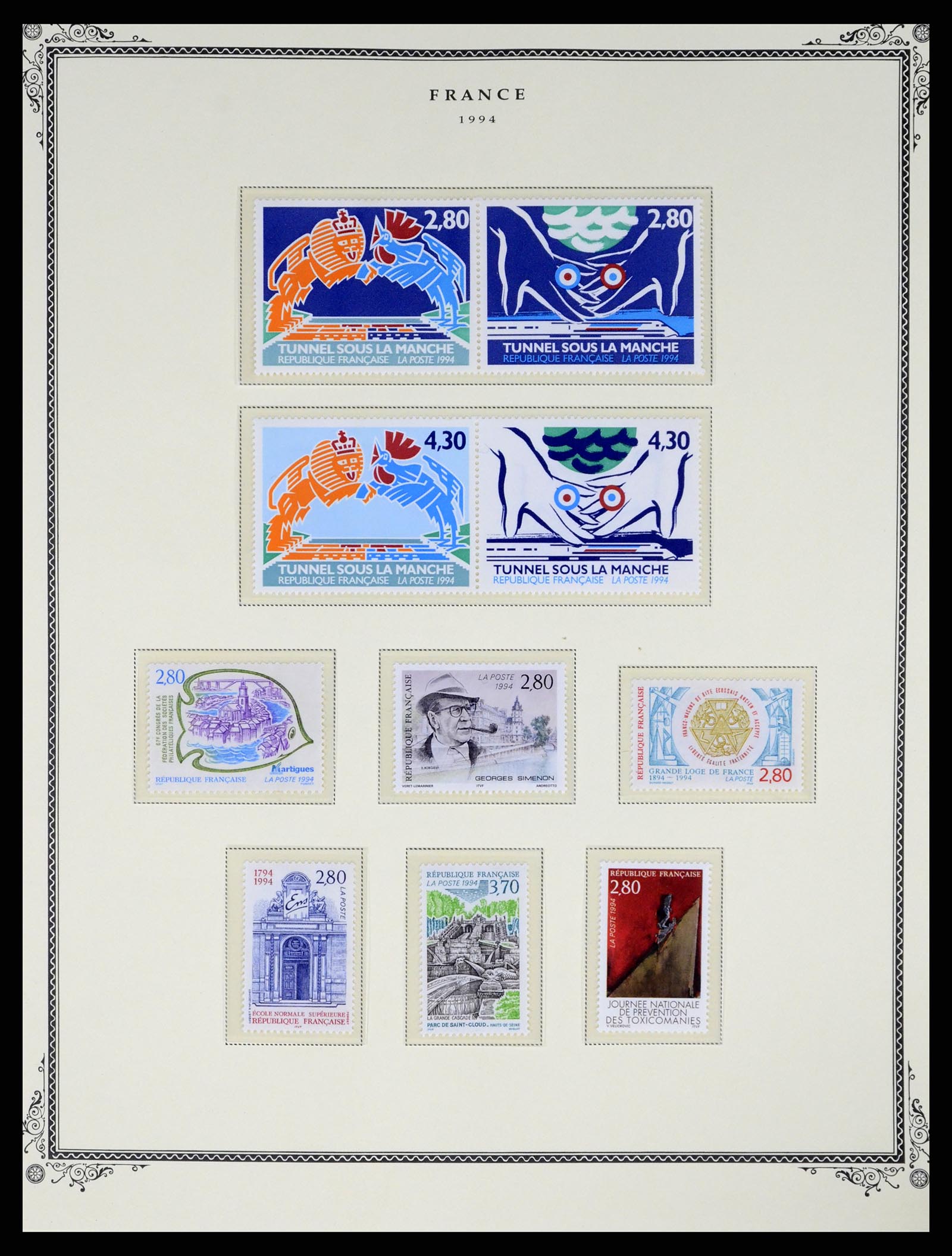 37632 173 - Postzegelverzameling 37632 Frankrijk 1849-2001.