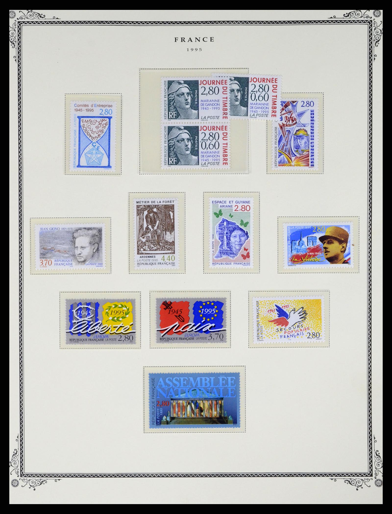 37632 179 - Postzegelverzameling 37632 Frankrijk 1849-2001.