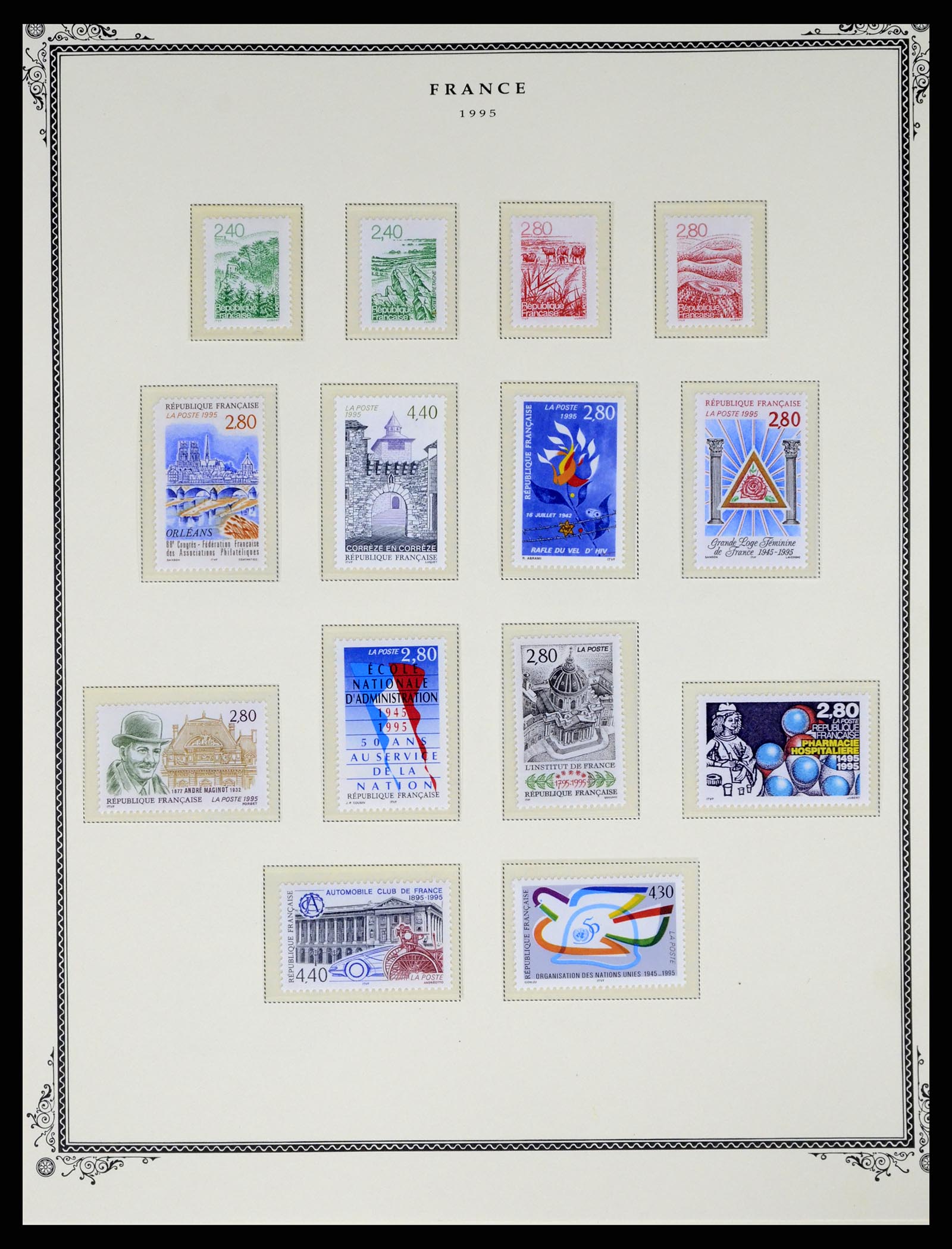 37632 180 - Postzegelverzameling 37632 Frankrijk 1849-2001.
