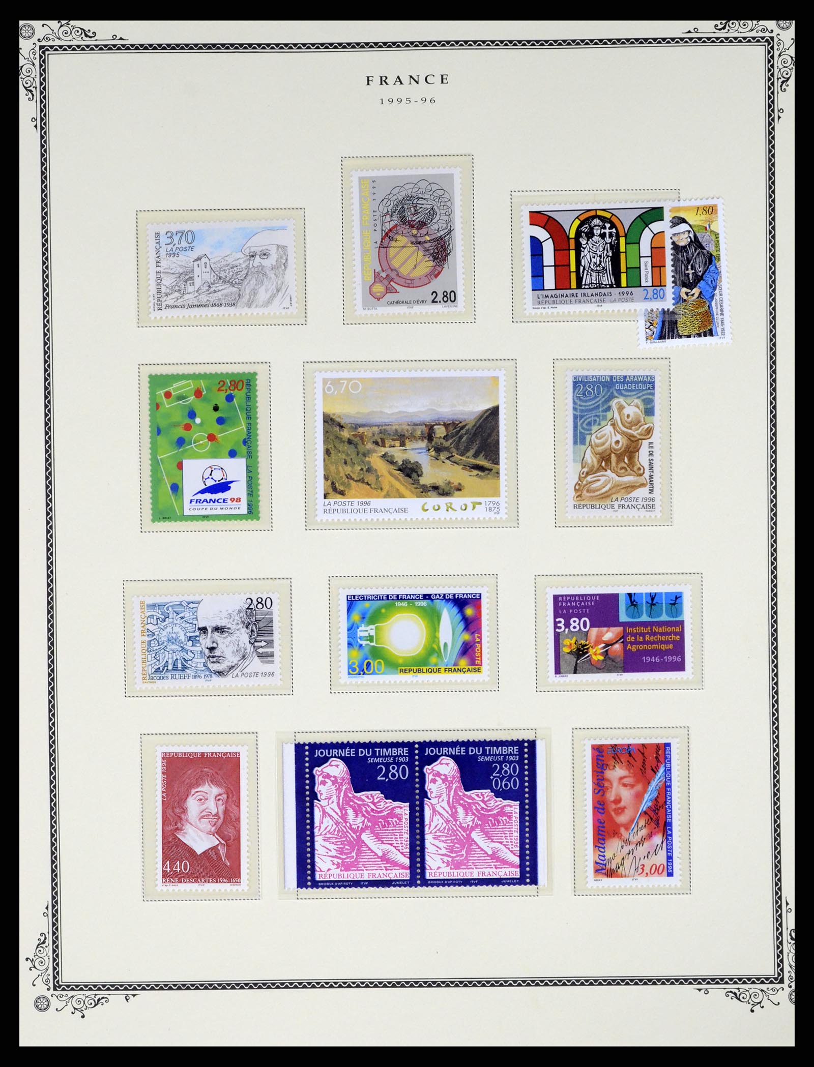 37632 182 - Postzegelverzameling 37632 Frankrijk 1849-2001.
